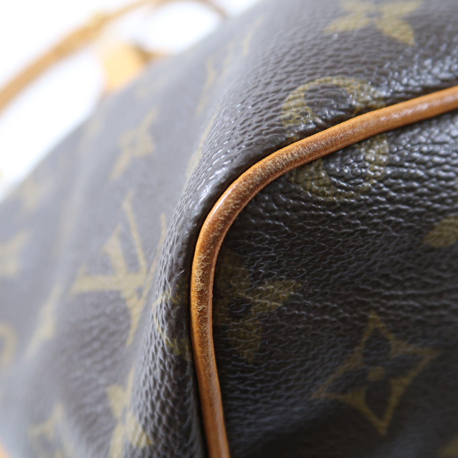 LOUIS VUITTON Monogram Palermo PM金扣手挽肩背兩用袋啡色