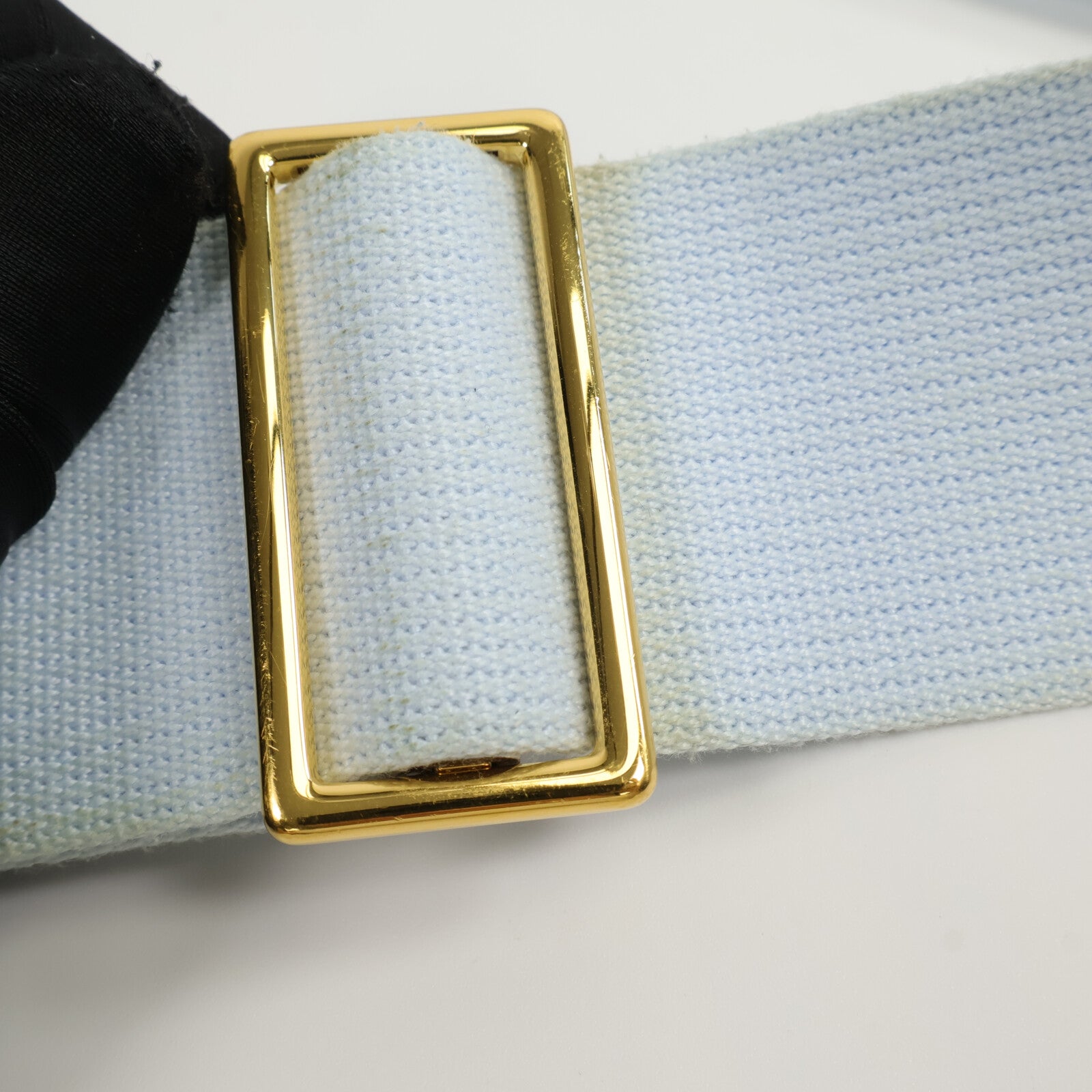 HERMES Chevre皮革Geta肩背袋Blue Brume