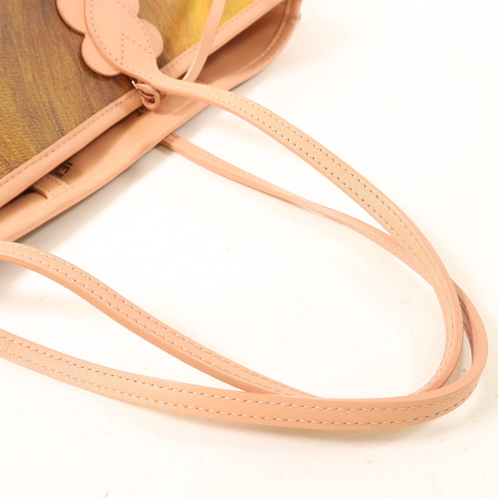 LOUIS VUITTON Masters Collection Fragonard Neverfull Masters手挽袋棕色/粉紅色