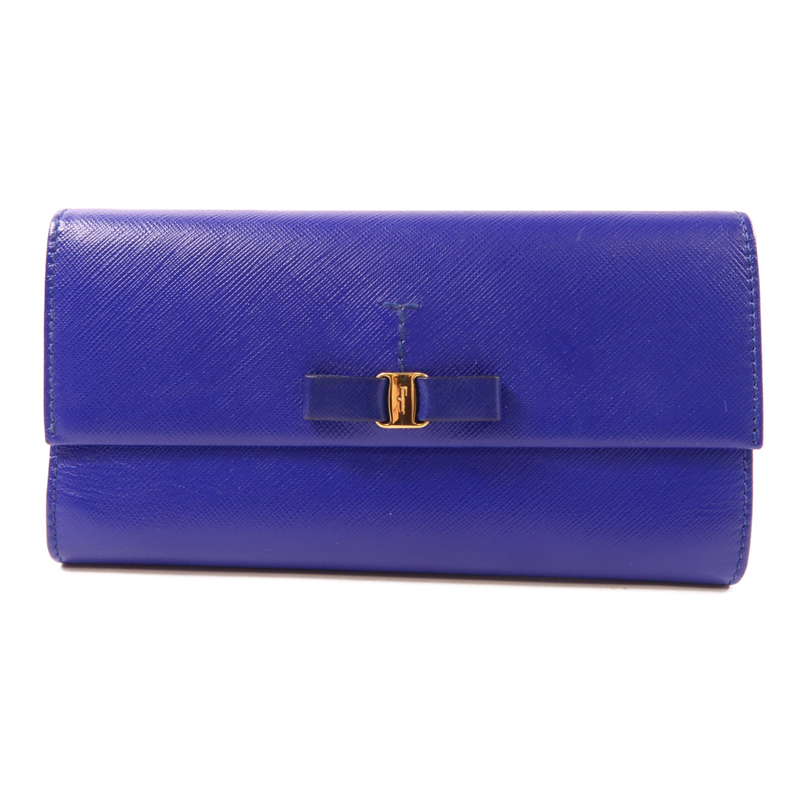 Salvatore Ferragamo 皮革Long Wallet金扣長錢包