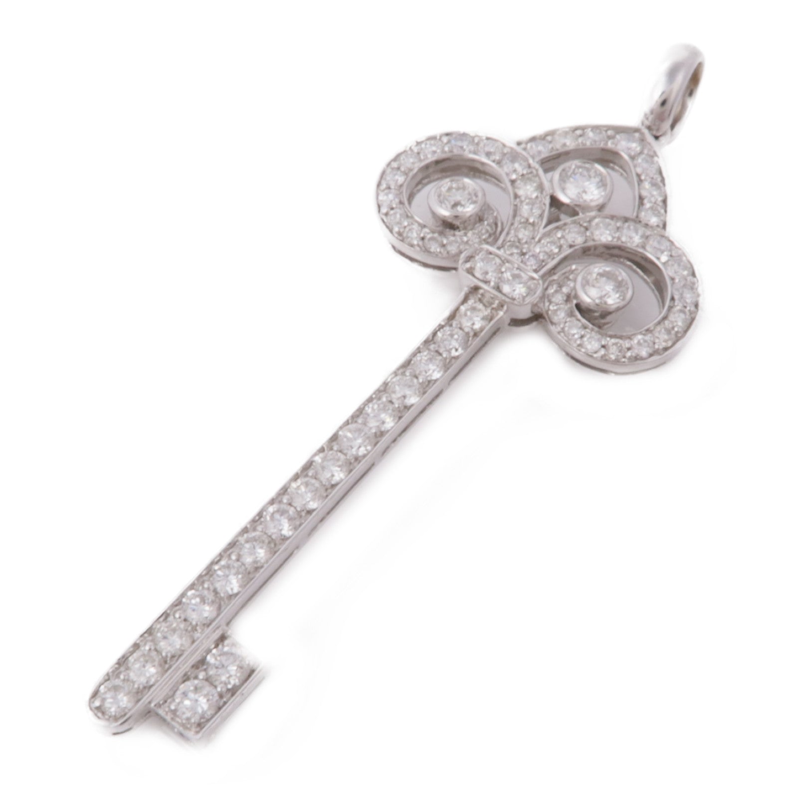JEWELRY 18K白金Diamond Pendant Top鑽石吊墜