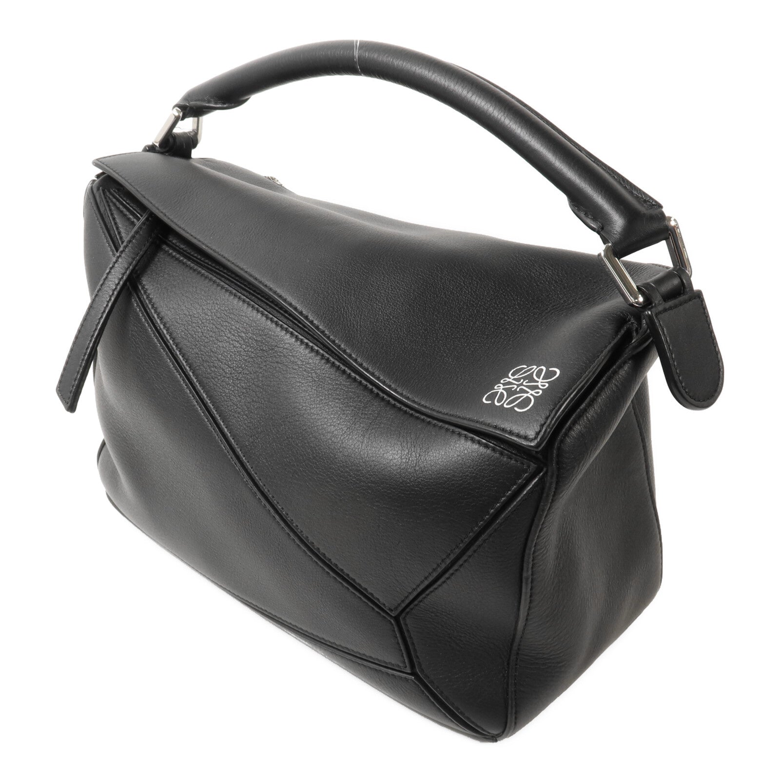 LOEWE 牛皮皮革Puzzle Medium手挽肩背兩用袋