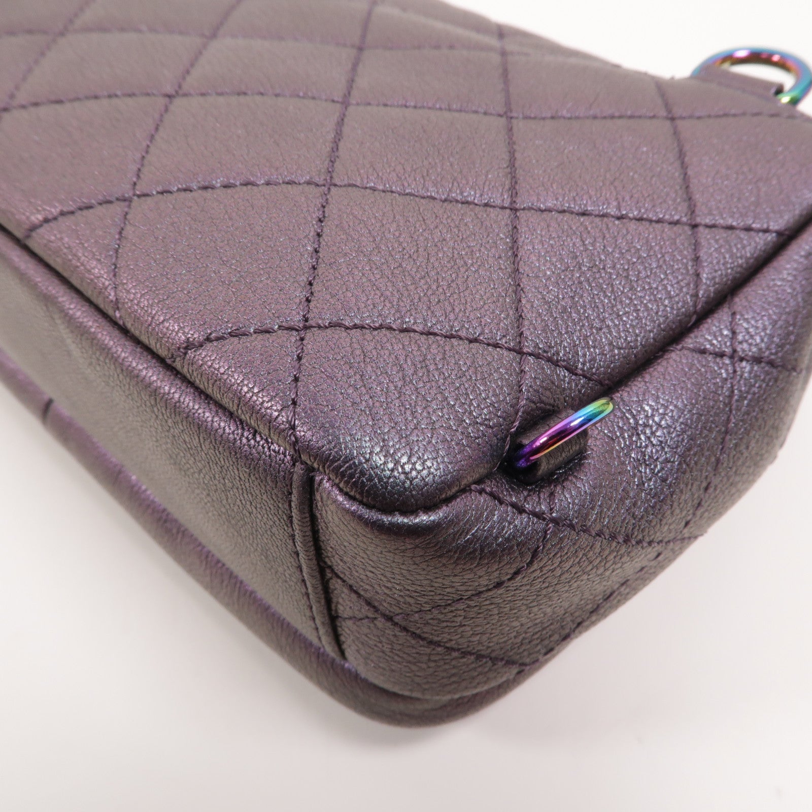 CHANEL 牛皮皮革Shoulder Bag鏈帶肩背袋