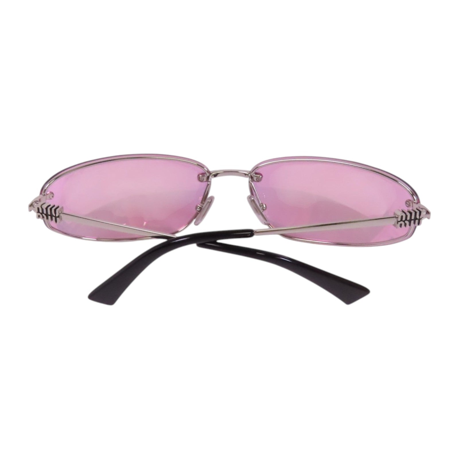 Miu Miu PVC/金屬Sunglasses銀扣太陽眼鏡