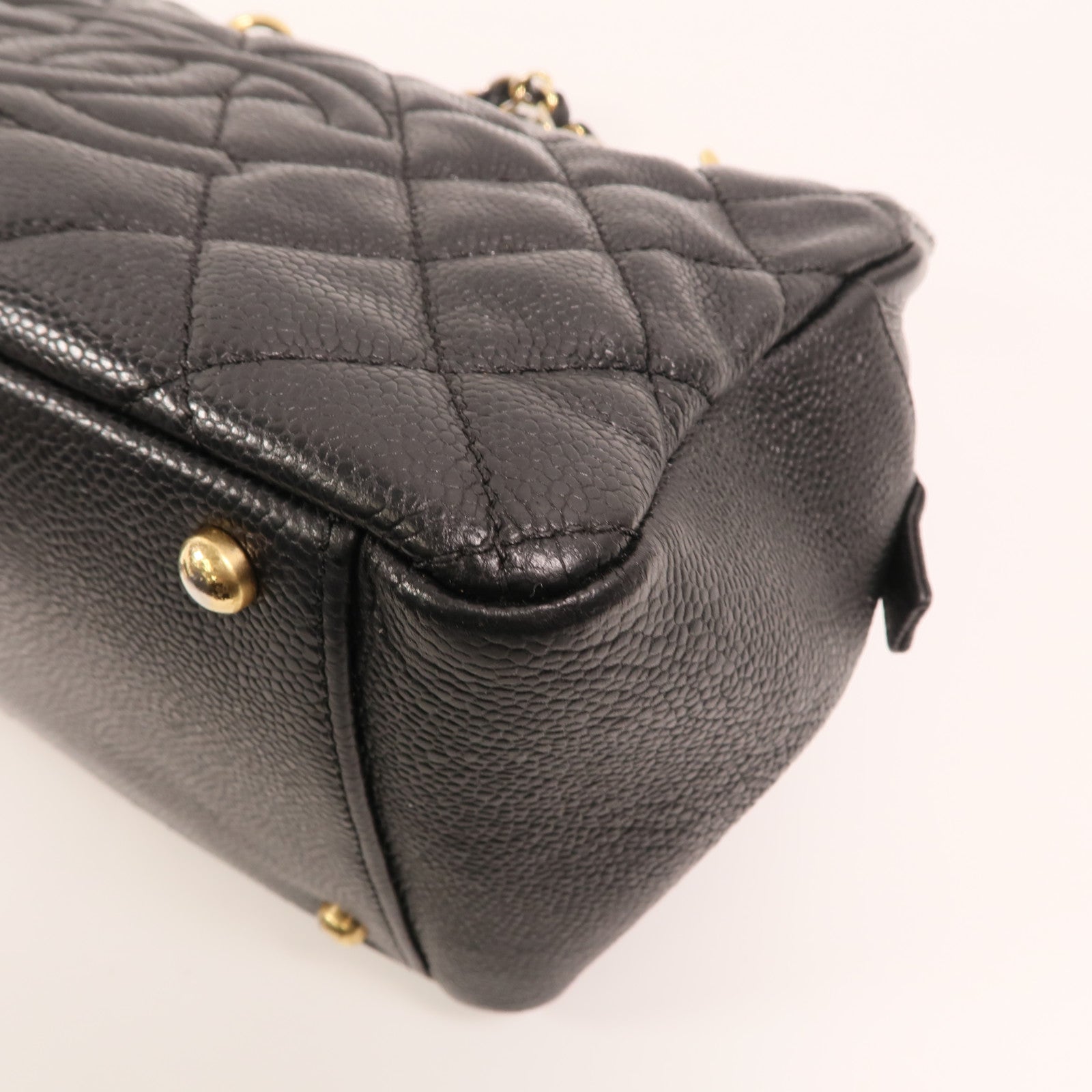 CHANEL 牛皮皮革Petite Timeless Tote金扣肩背袋