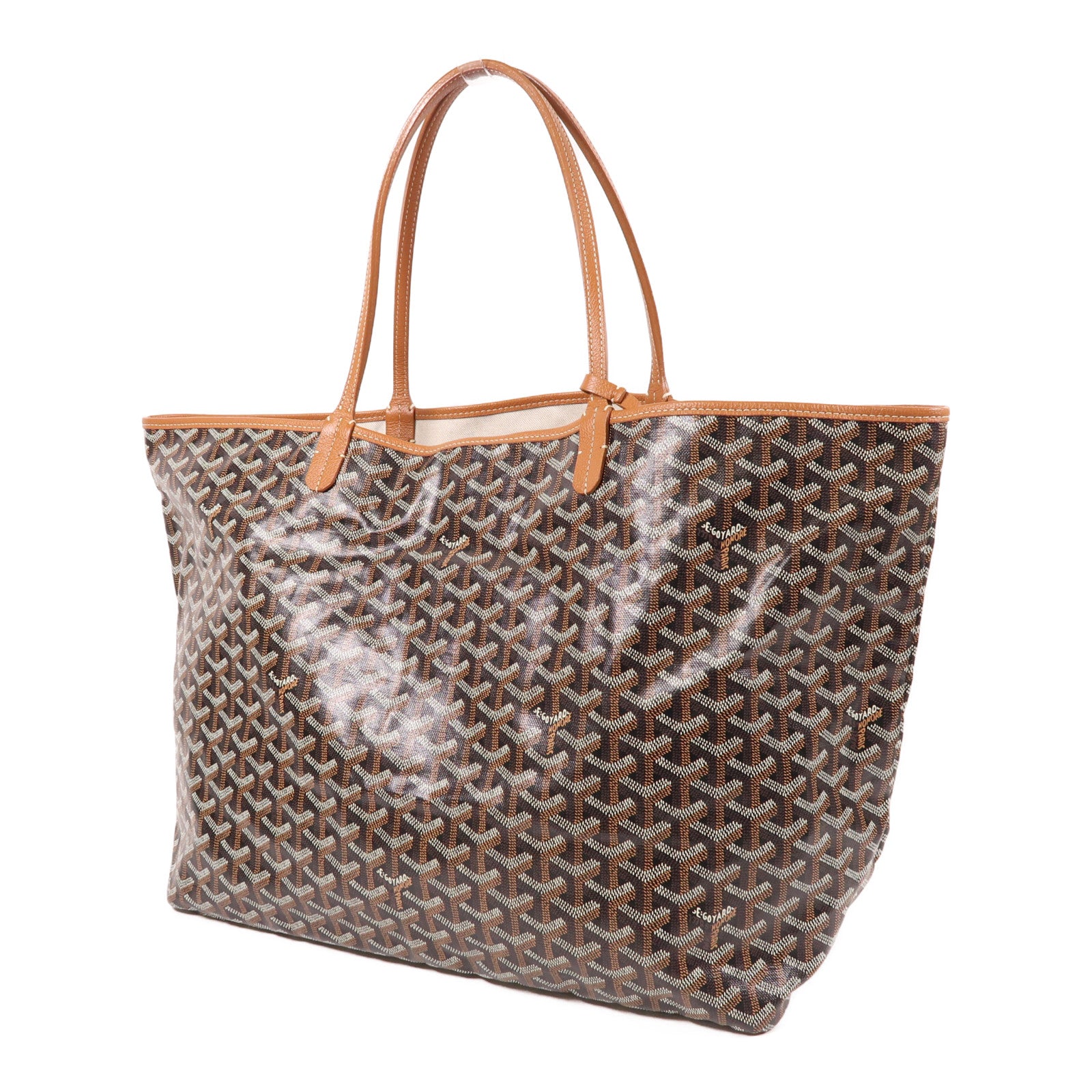 GOYARD 塗層帆布Saint Louis GM銀扣肩背袋