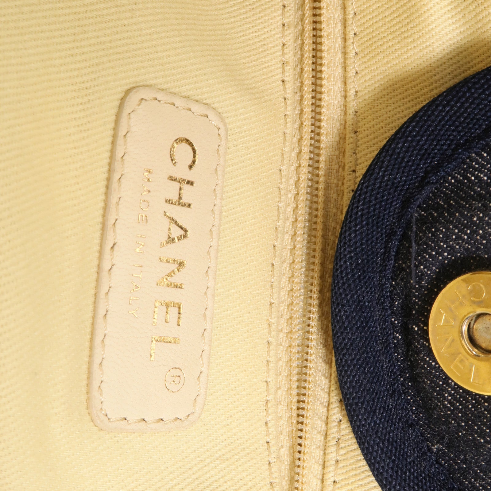 CHANEL Denim Deauville Tote Bag手挽肩背兩用袋