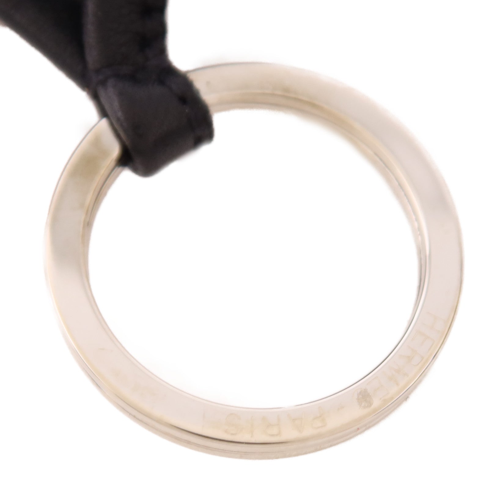 HERMES PHW Duo Carmen Charm Swift Leather Brown/Black