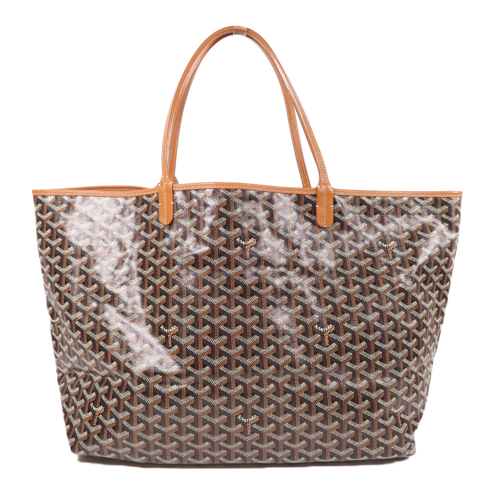GOYARD 塗層帆布Saint Louis GM銀扣肩背袋