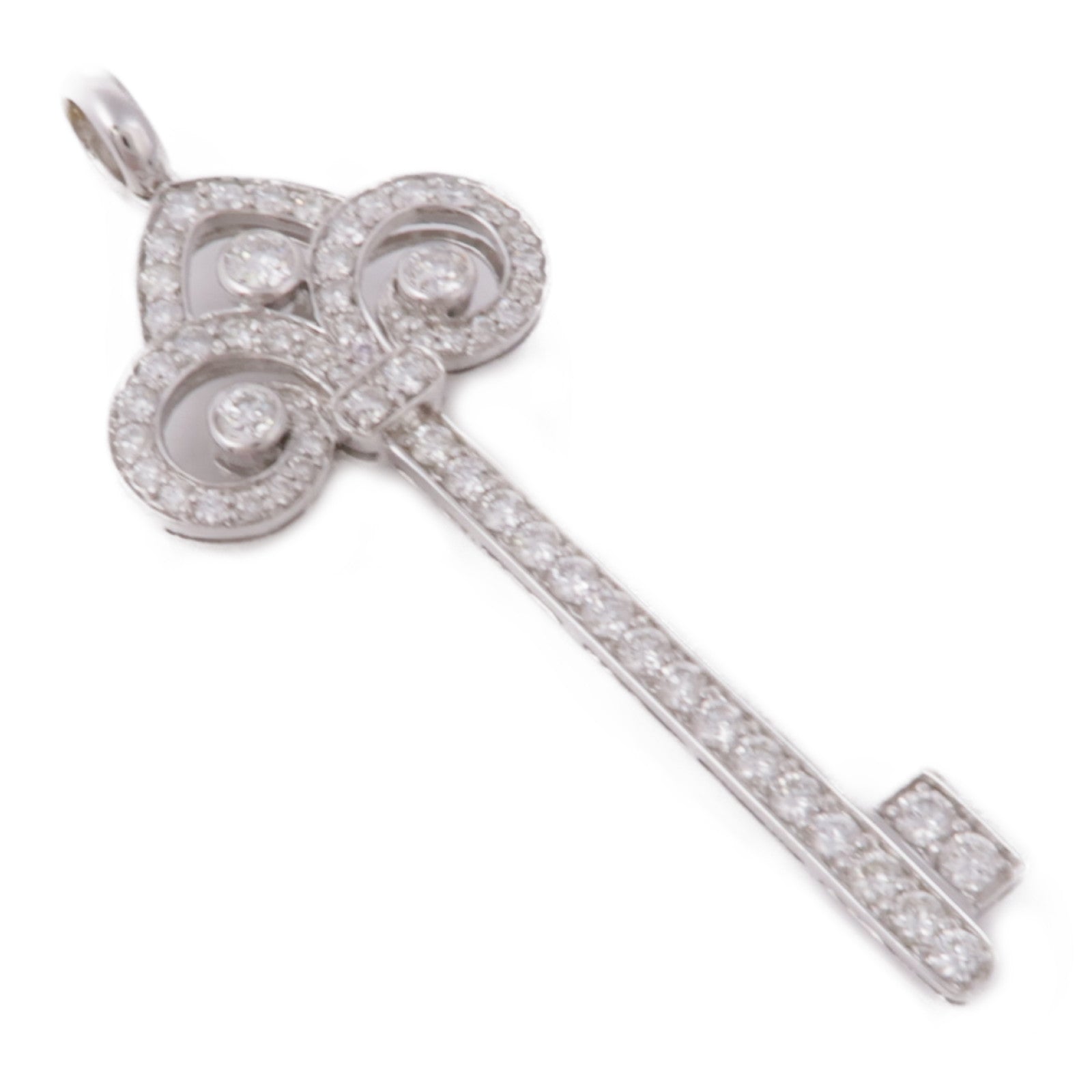 JEWELRY 18K白金Diamond Pendant Top鑽石吊墜