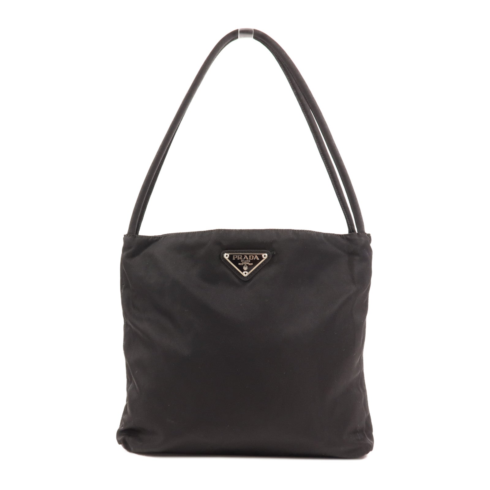 PRADA 尼龍Hand Bag銀扣手挽袋