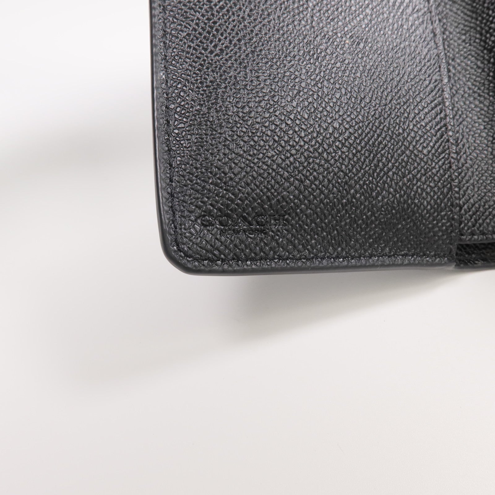 COACH 牛皮皮革Wallet金扣錢包