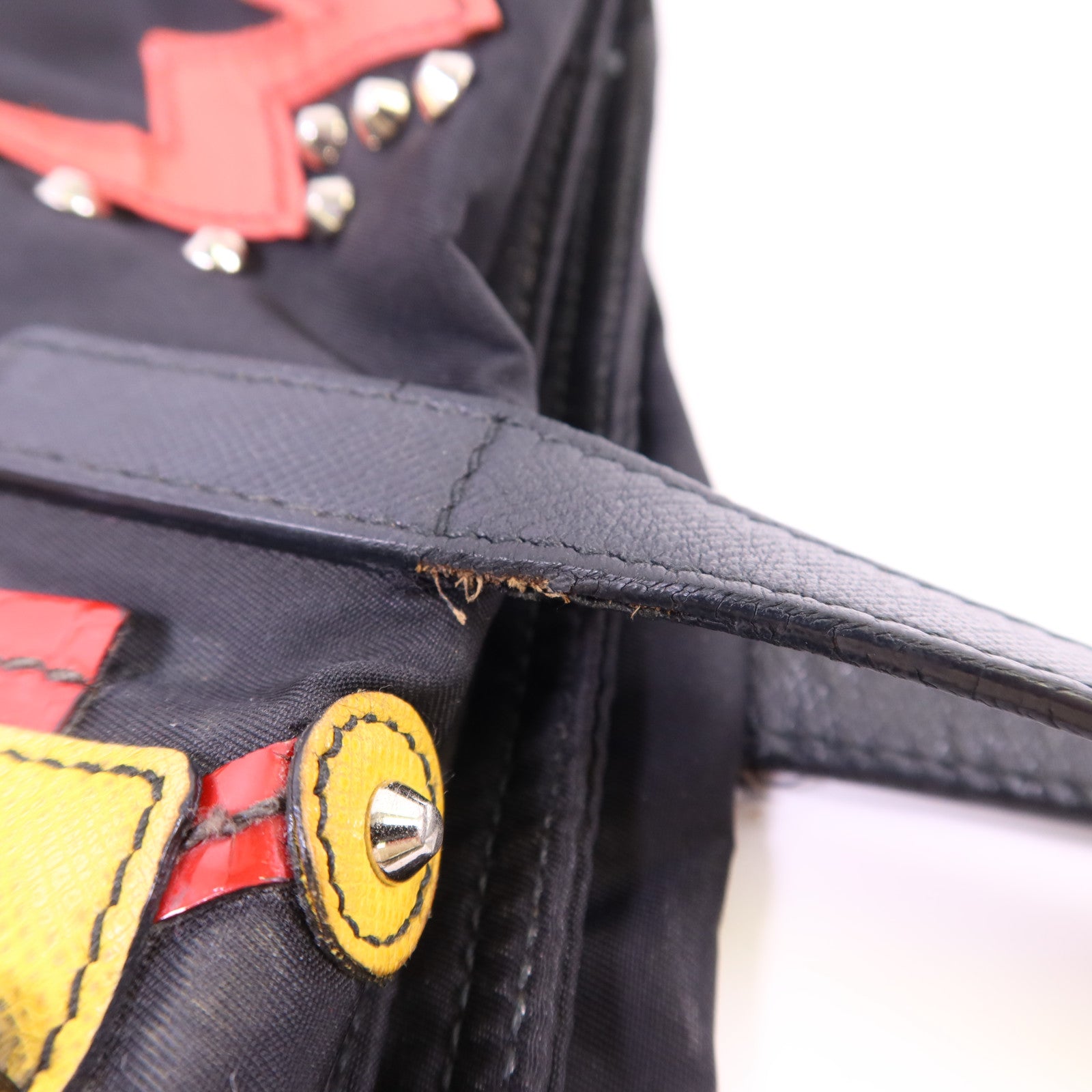 PRADA 尼龍Robot Tote Bag金扣手挽袋1BG052