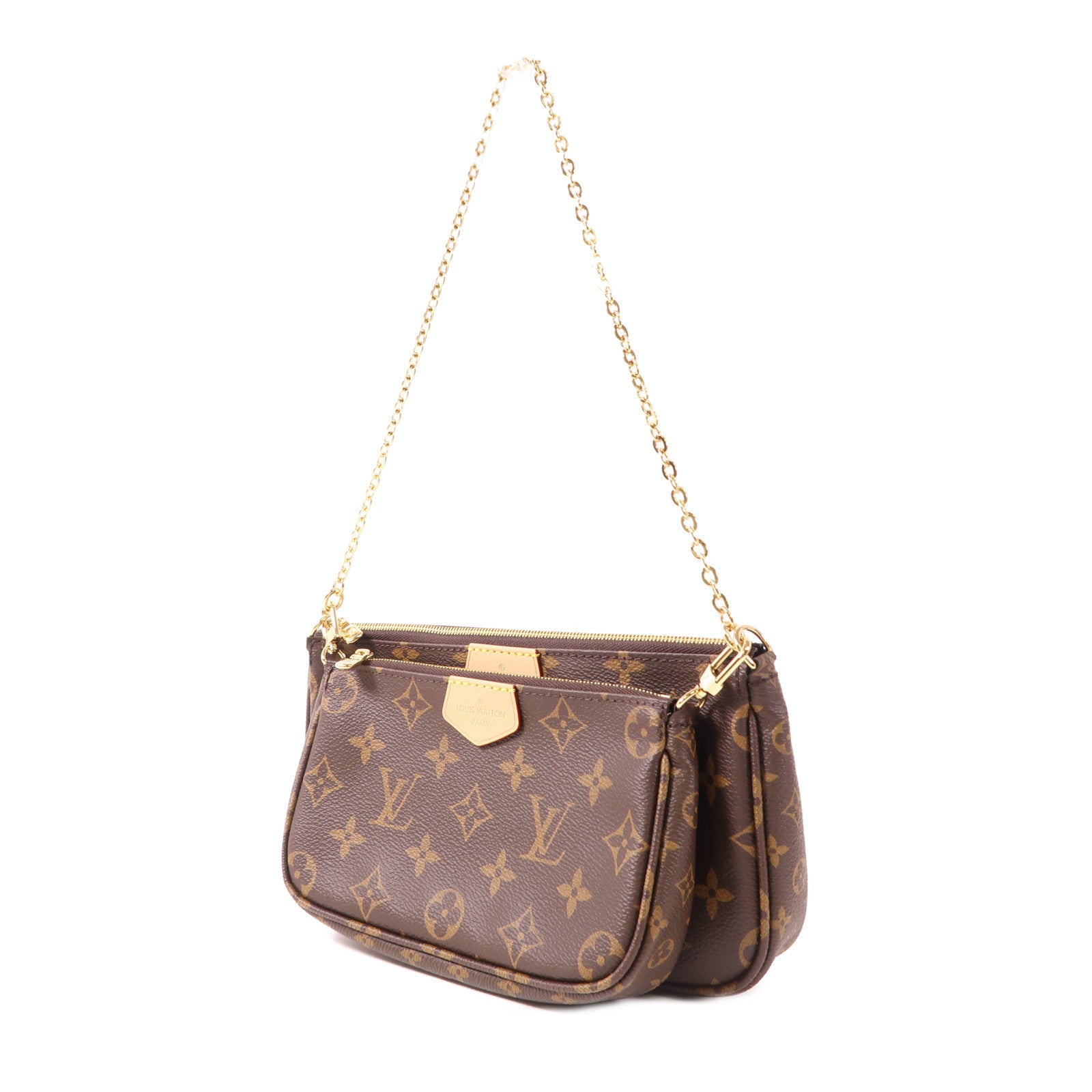 LOUIS VUITTON Monogram Multi Pochette Accessoires金扣肩背袋
