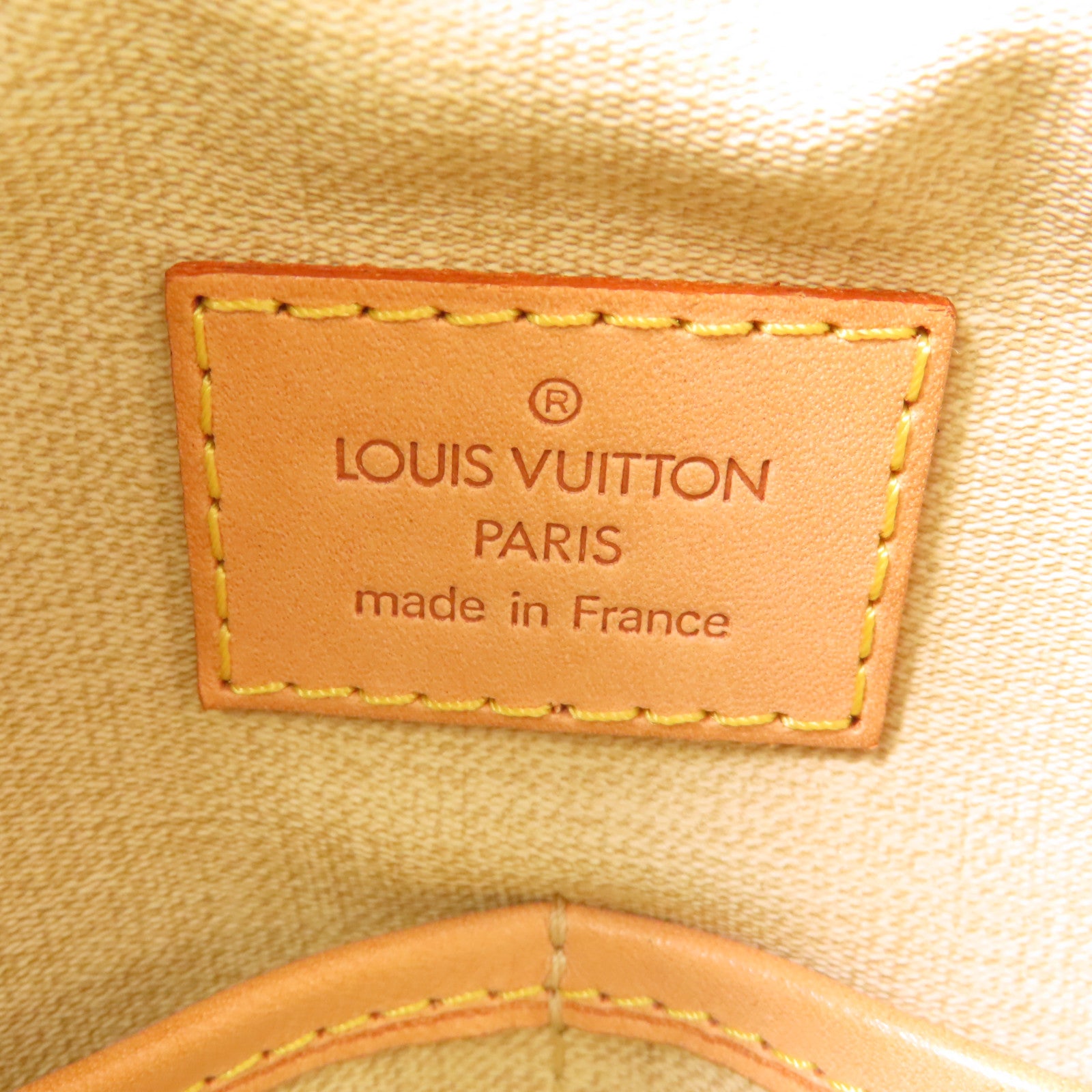 LOUIS VUITTON Monogram Trouville金扣手挽袋啡色