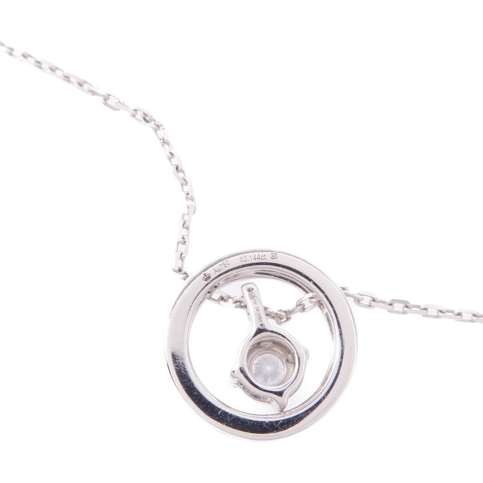 JEWELRY 18K白金Diamond Necklace鑽石項鍊