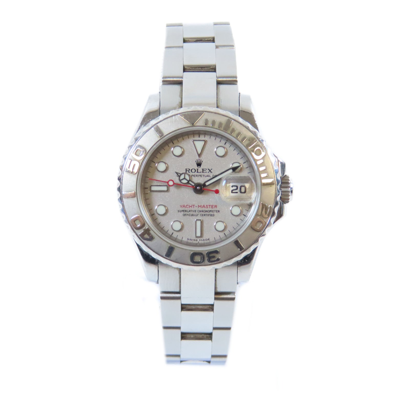 ROLEX 【激減優惠】Yacht Master Date不鏽鋼手錶自動機芯灰色