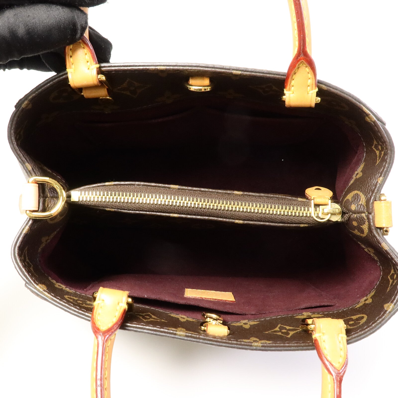 LOUIS VUITTON 【激減優惠】Monogram Montaigne BB金扣手挽肩背兩用袋