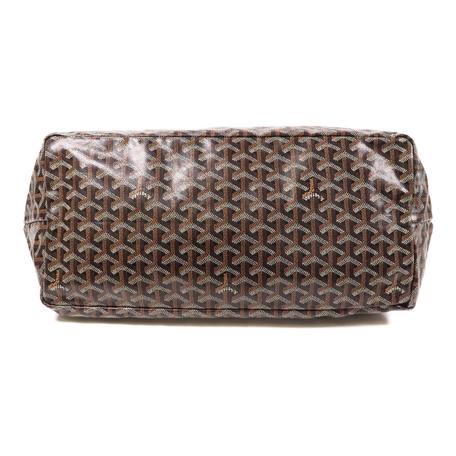 GOYARD 塗層帆布Saint Louis GM銀扣肩背袋