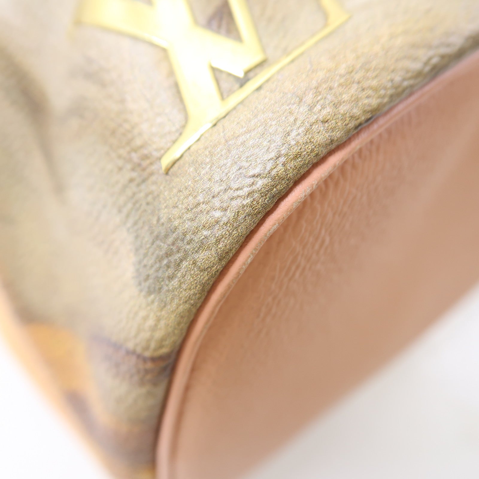 LOUIS VUITTON Masters Collection Fragonard Neverfull Masters手挽袋棕色/粉紅色