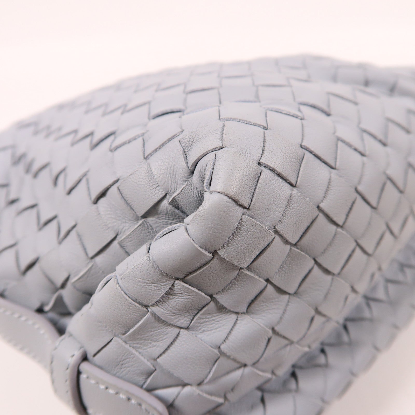 BOTTEGA VENETA 牛皮皮革Hand Bag手挽袋淺藍色