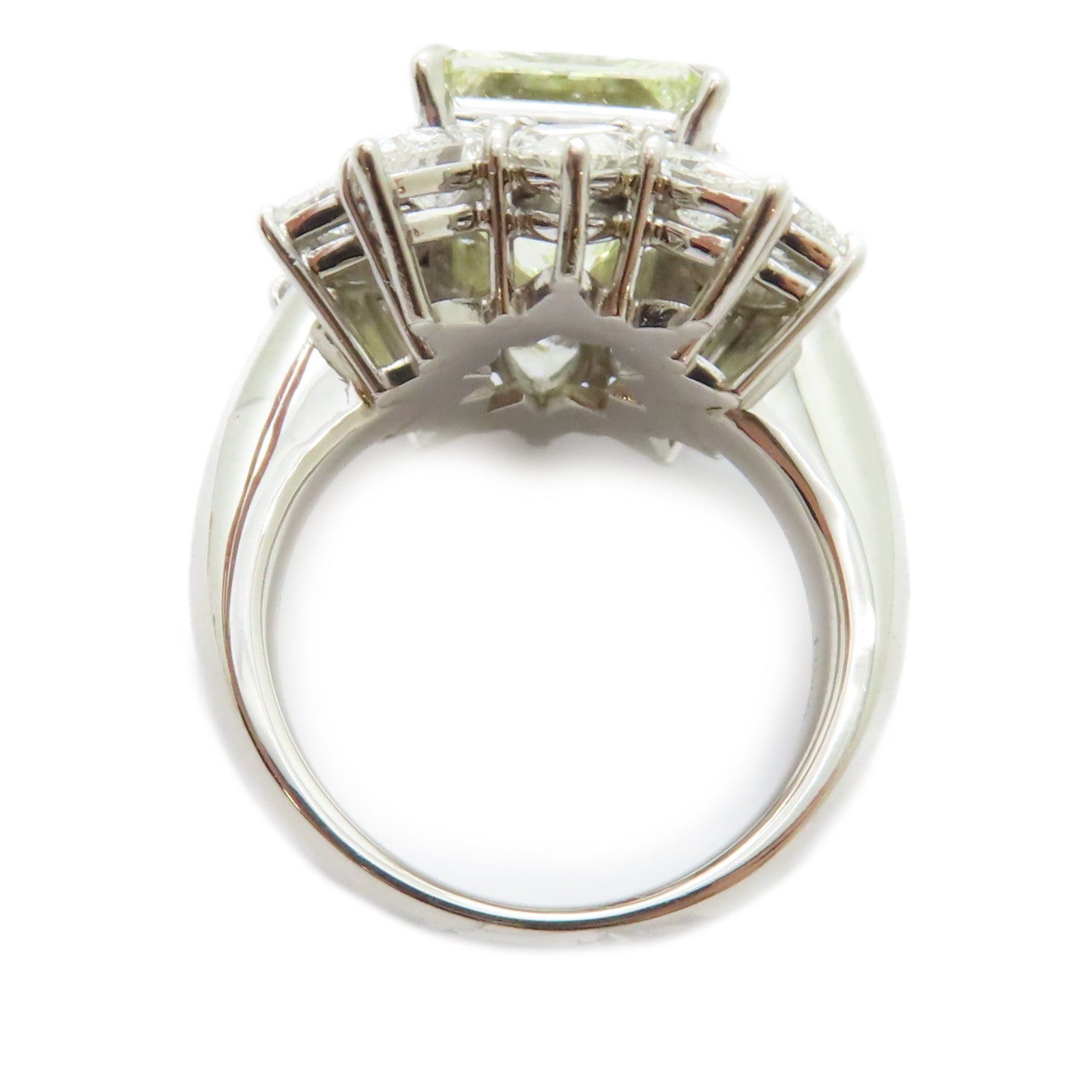 JEWELRY 【激減優惠】PT900鉑金Diamond Ring 5.165ct/4.13ct鑽石戒指US#6.75