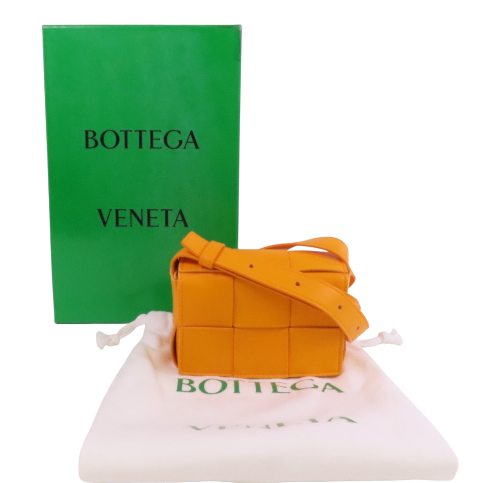 BOTTEGA VENETA 織紋皮革Cassette Mini肩背袋