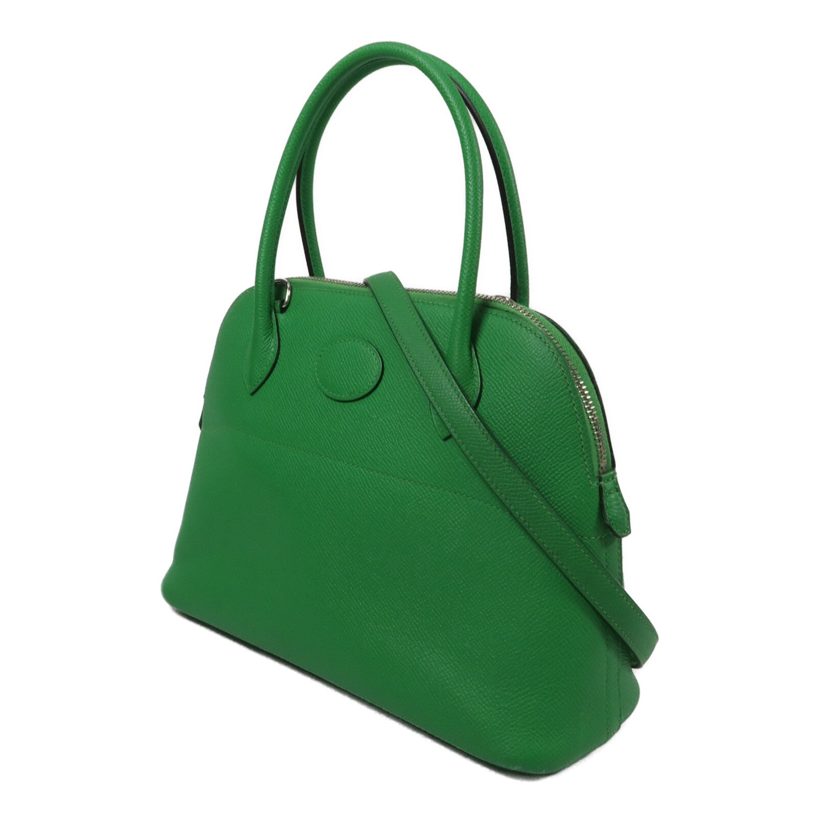 HERMES Epsom皮革Bolide 27手挽肩背兩用袋Bambou