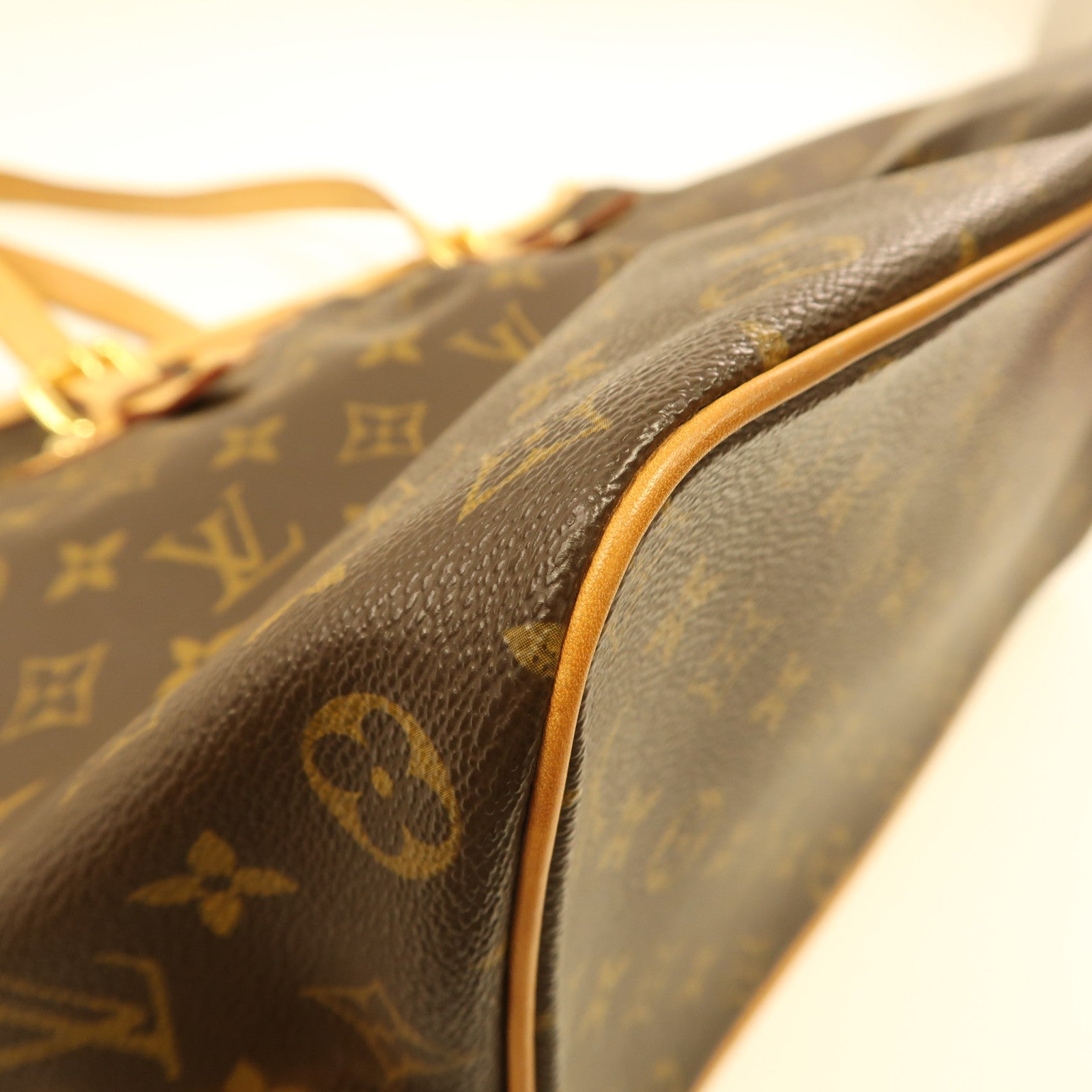 LOUIS VUITTON Monogram Palermo GM金扣手挽肩背兩用袋啡色