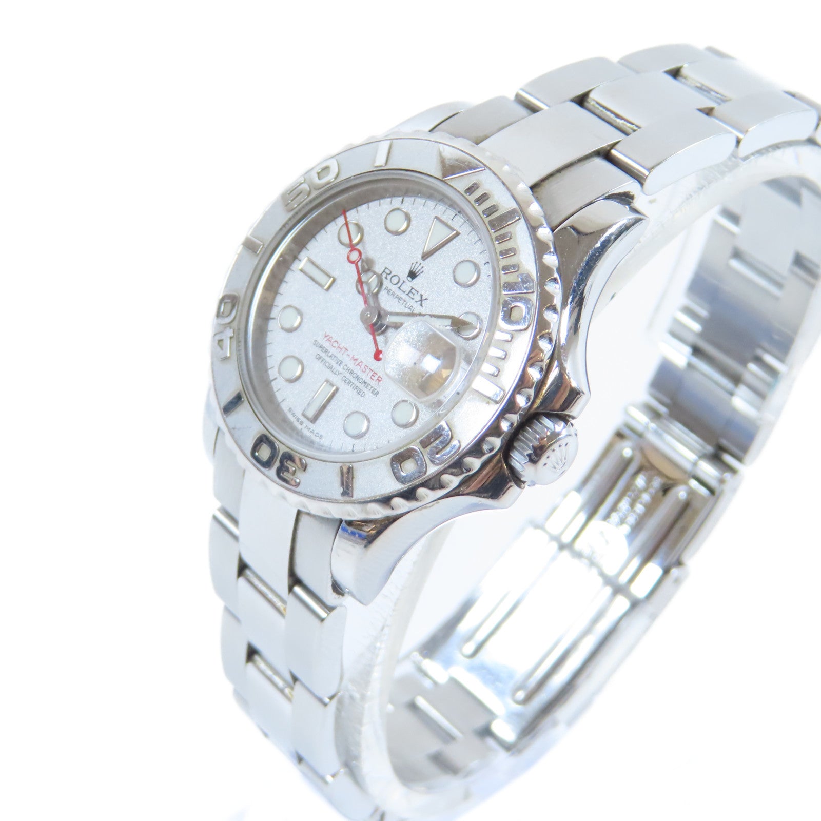 ROLEX 【激減優惠】Yacht Master Date不鏽鋼手錶自動機芯灰色