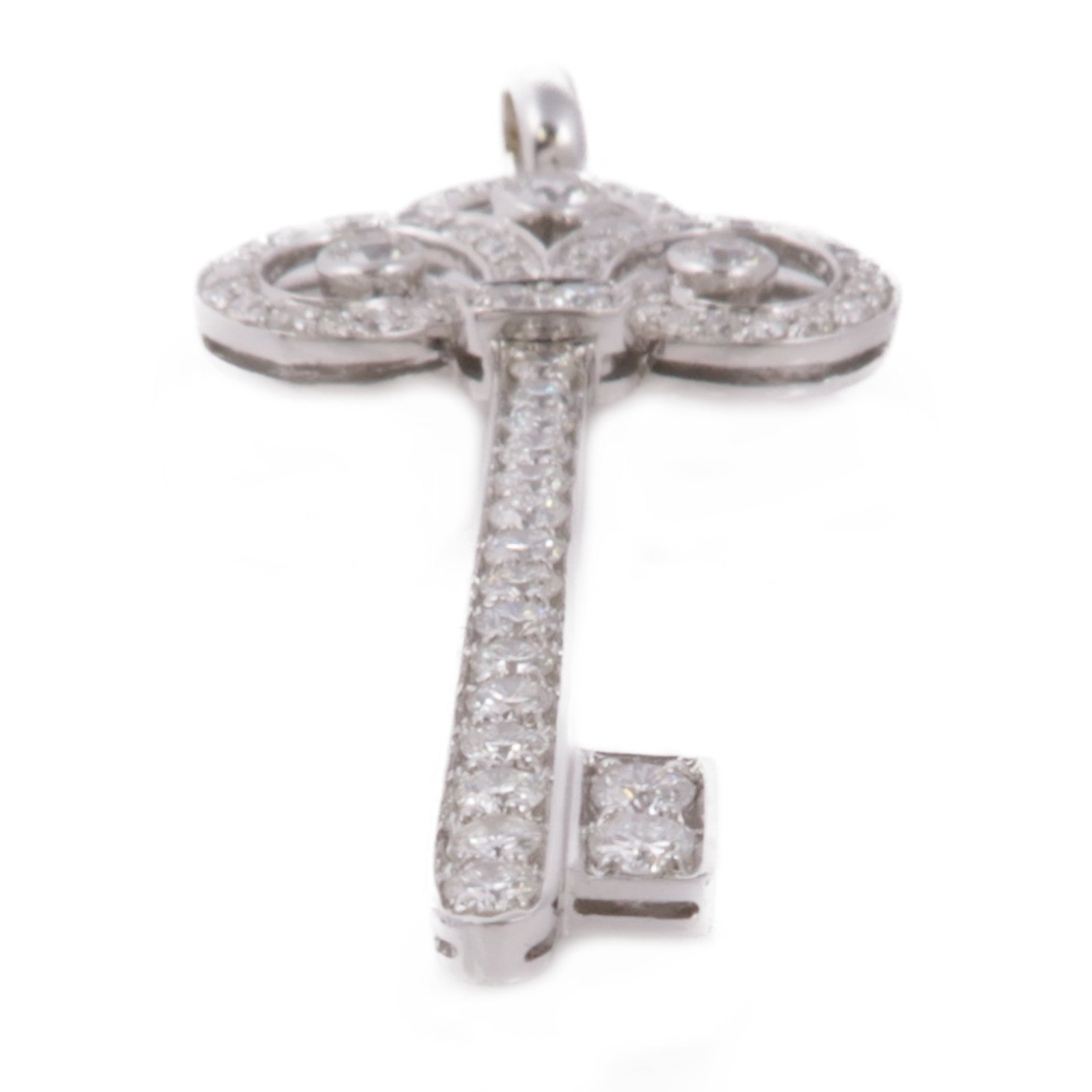 JEWELRY 18K白金Diamond Pendant Top鑽石吊墜