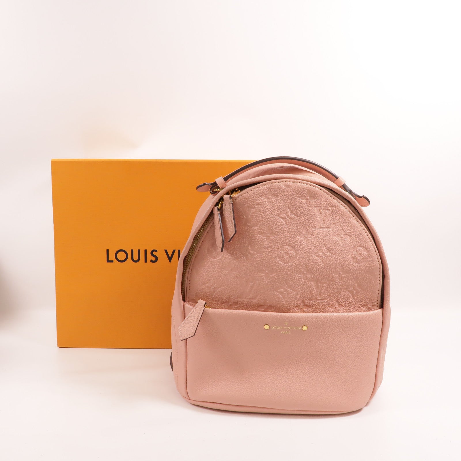 LOUIS VUITTON Monogram Empreinte Sorbonne Backpack金扣背包