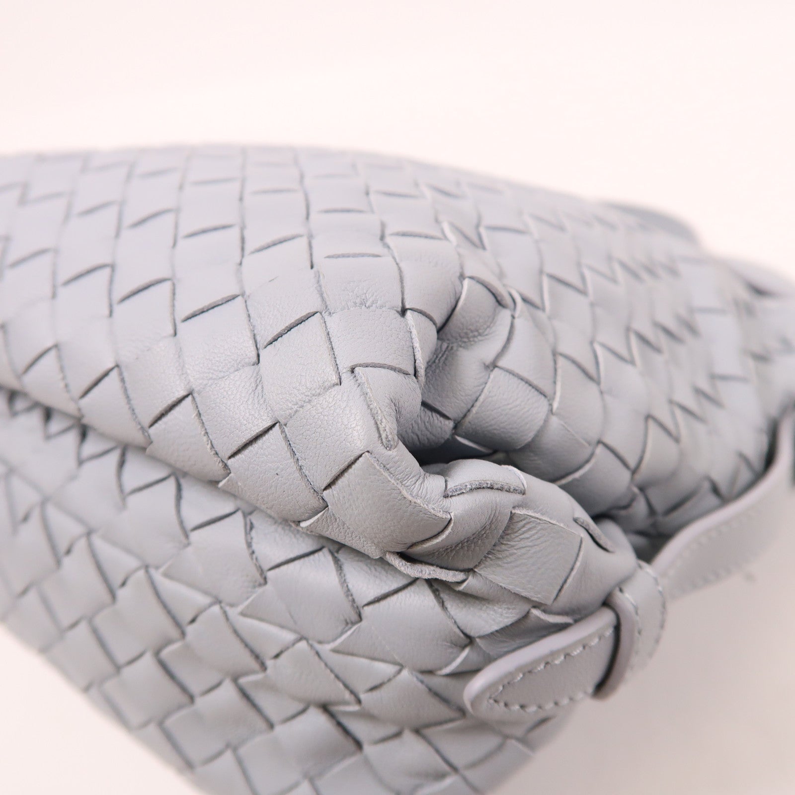 BOTTEGA VENETA 牛皮皮革Hand Bag手挽袋淺藍色