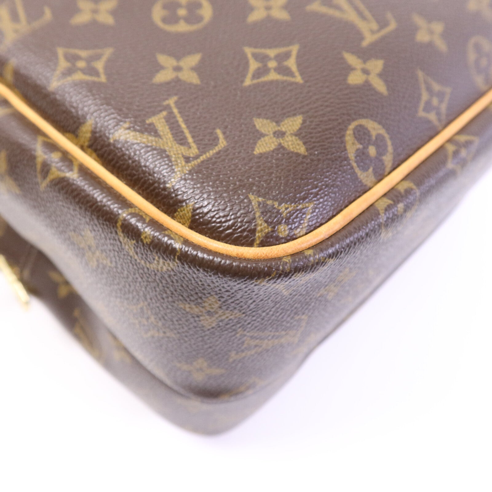 LOUIS VUITTON Monogram Reporter GM金扣肩背袋