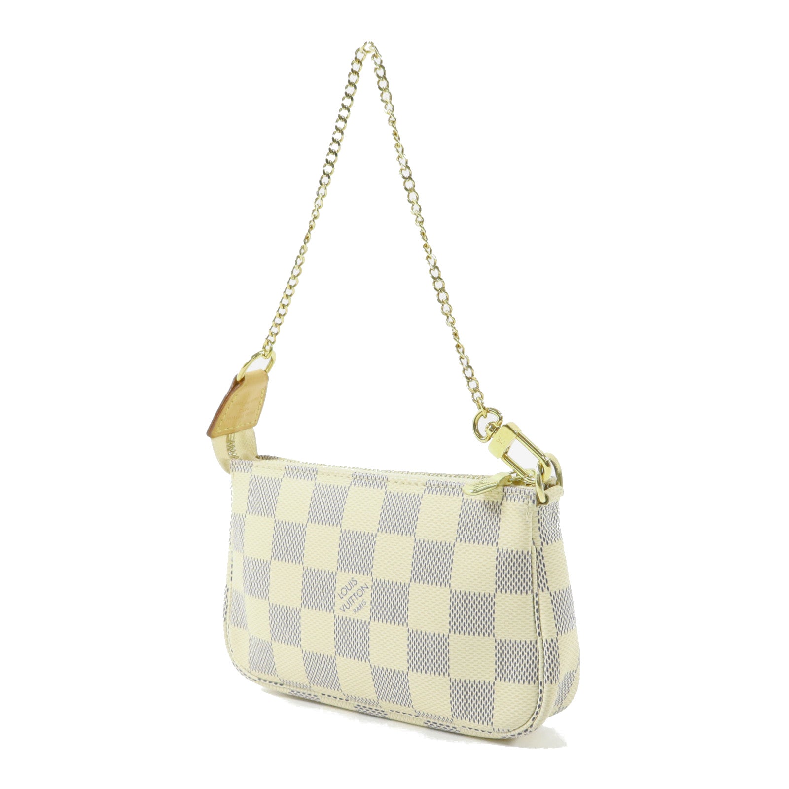 LOUIS VUITTON Damier Azur Mini Pochette Accessoires手挽袋
