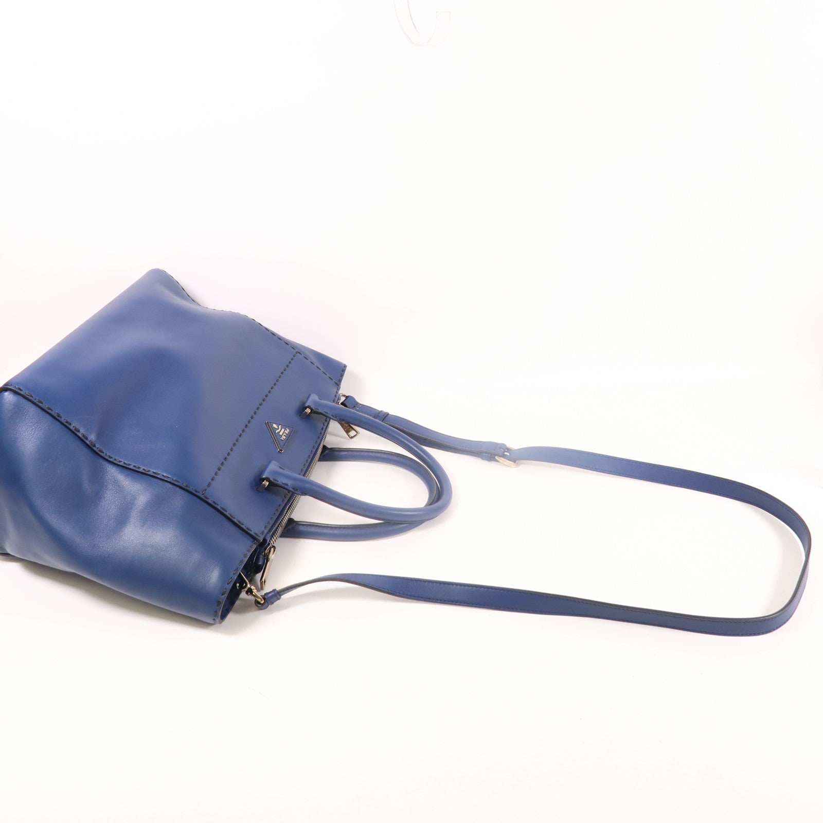 PRADA 牛皮皮革2 way Shoulder手挽肩背兩用袋