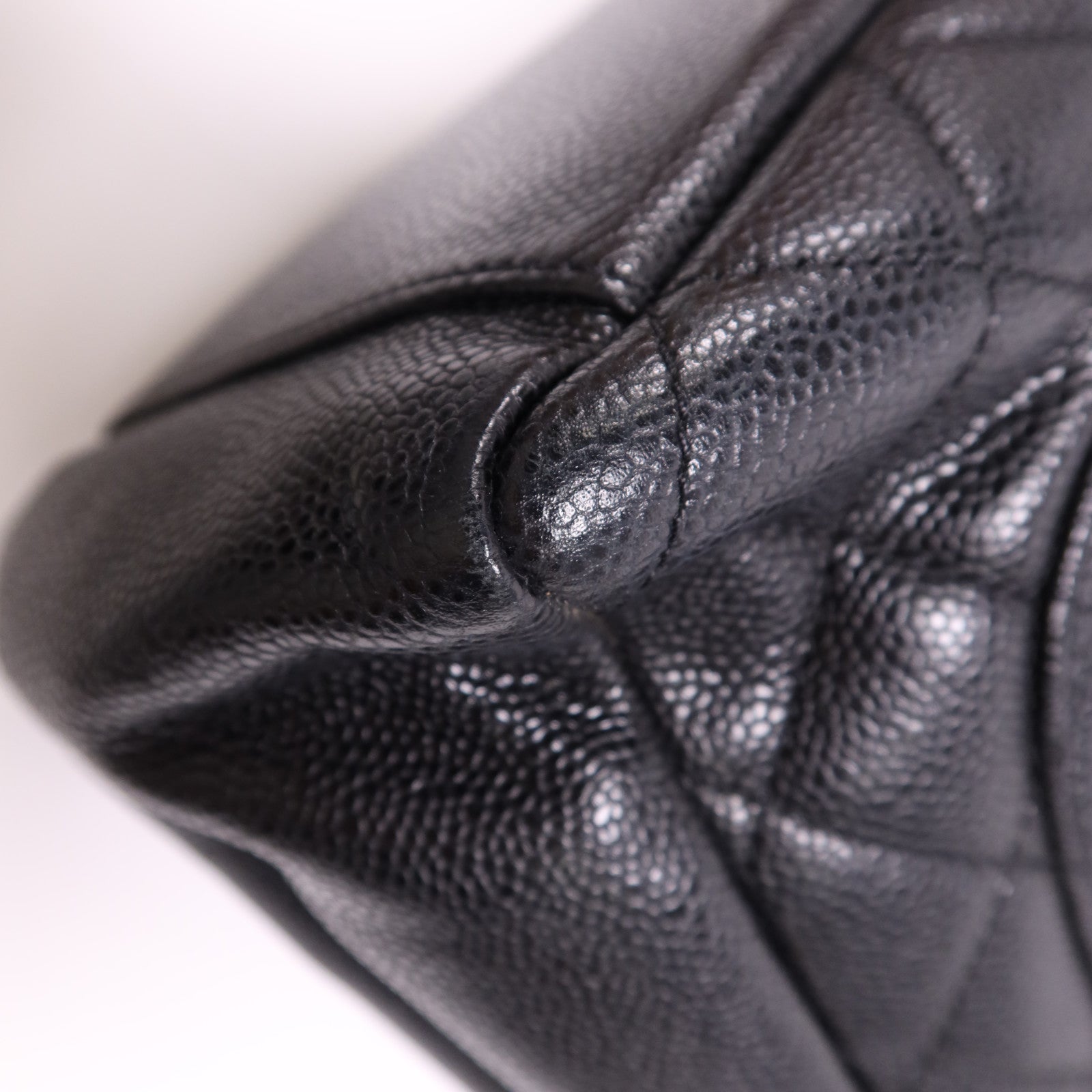 CHANEL 牛皮皮革GST Grand Shopping Tote Bag鏈帶手挽袋