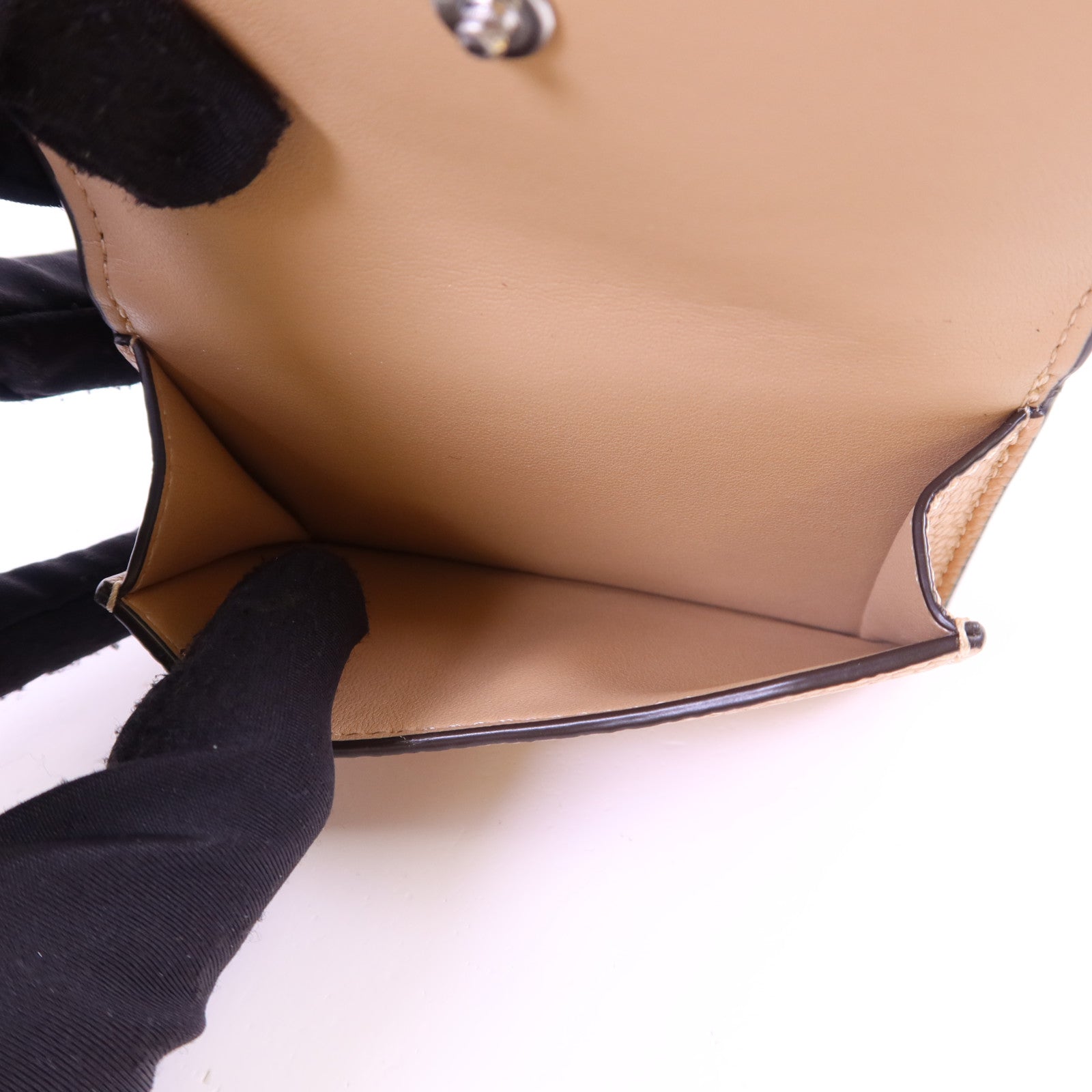 COACH 牛皮皮革Wallet銀扣錢包