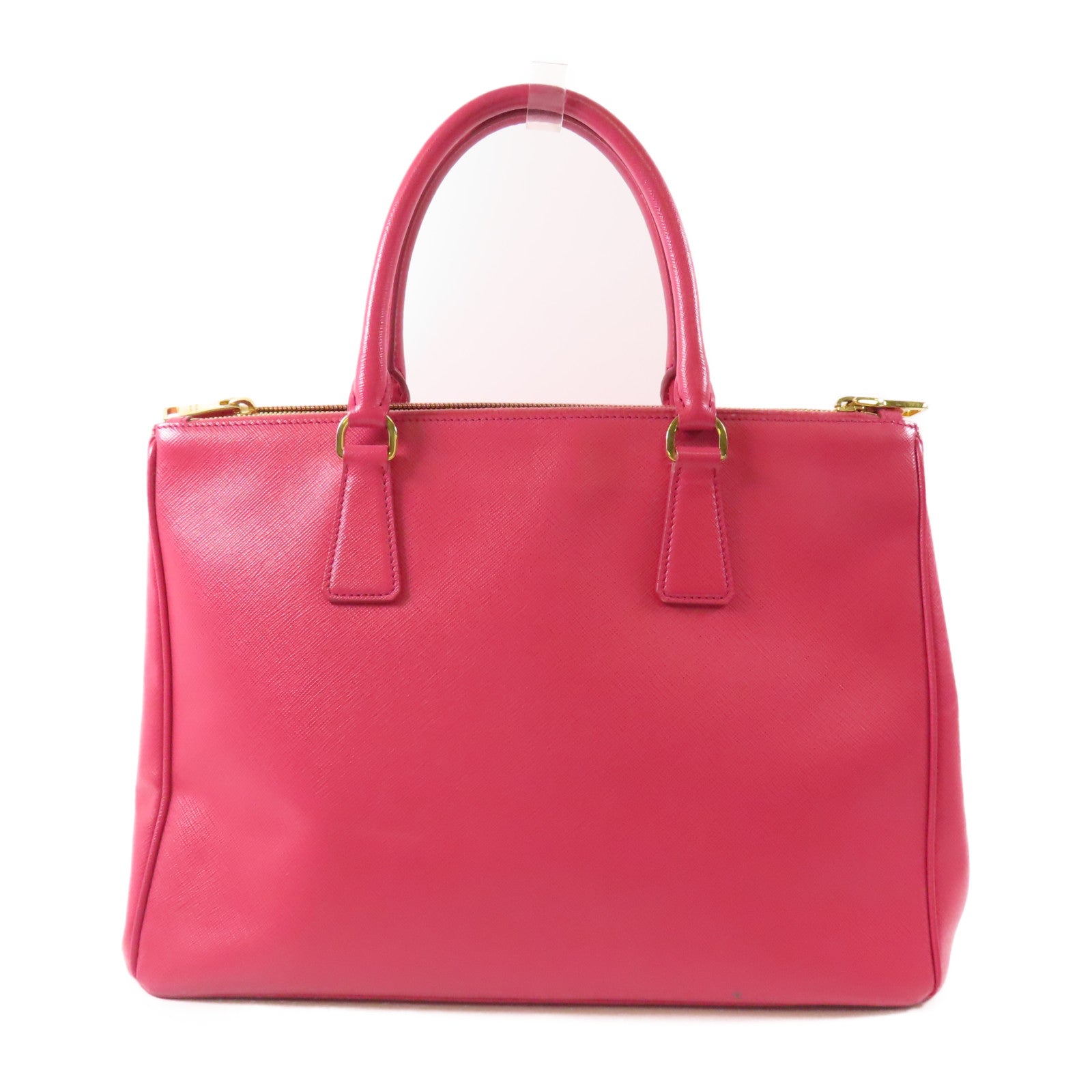 PRADA Saffiano皮革2 Way Bag金扣手挽肩背兩用袋