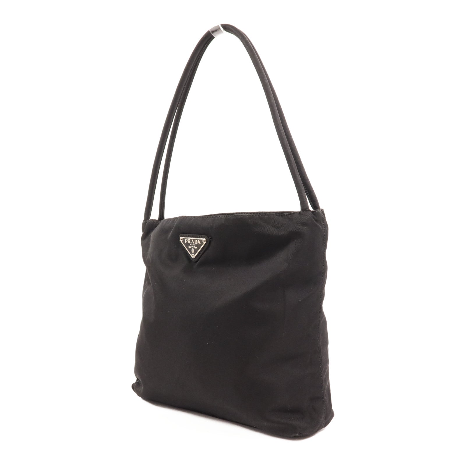 PRADA 尼龍Hand Bag銀扣手挽袋