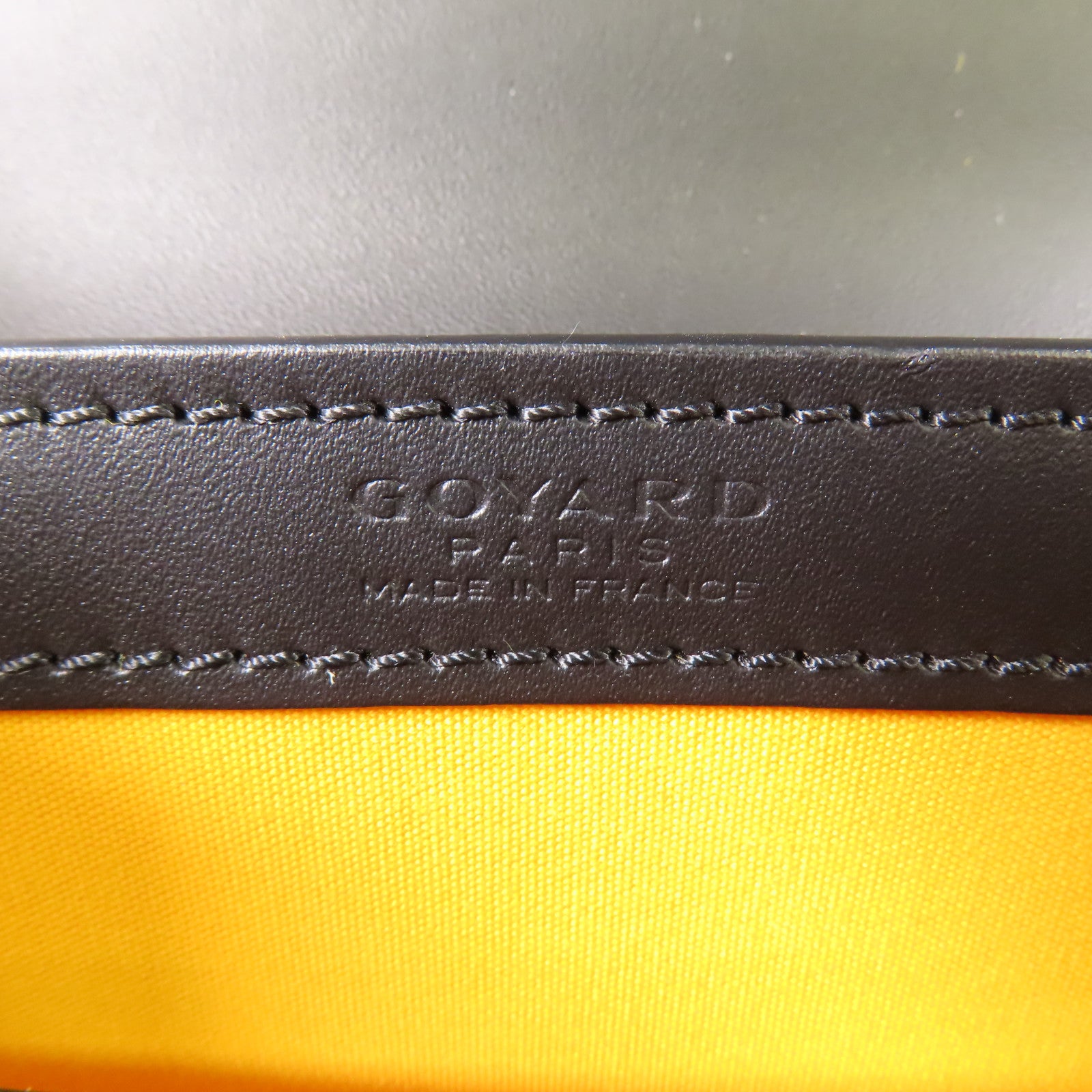 GOYARD 塗層帆布/皮革Saigon銀扣手挽肩背兩用袋