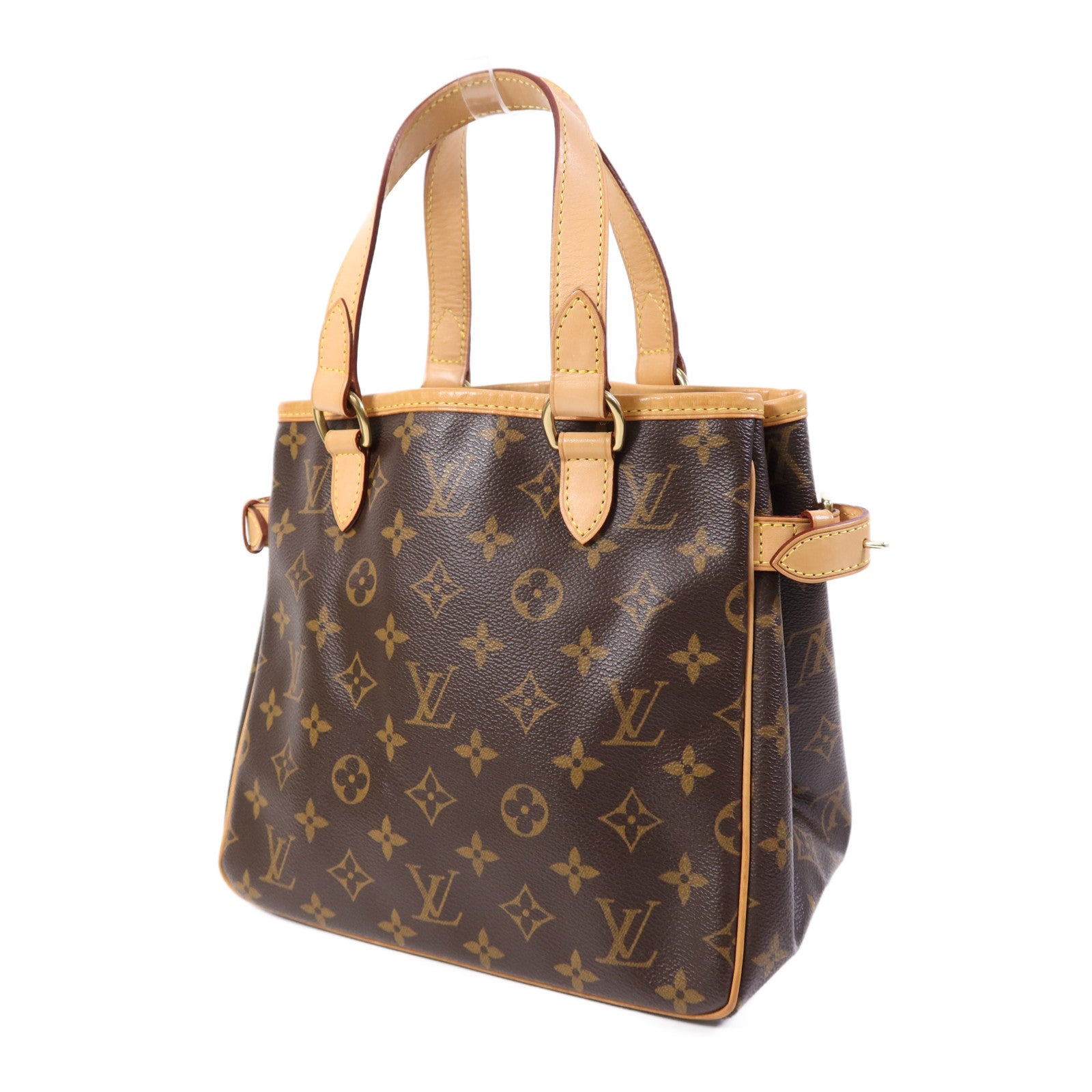 LOUIS VUITTON Monogram Batignolles金扣手挽袋