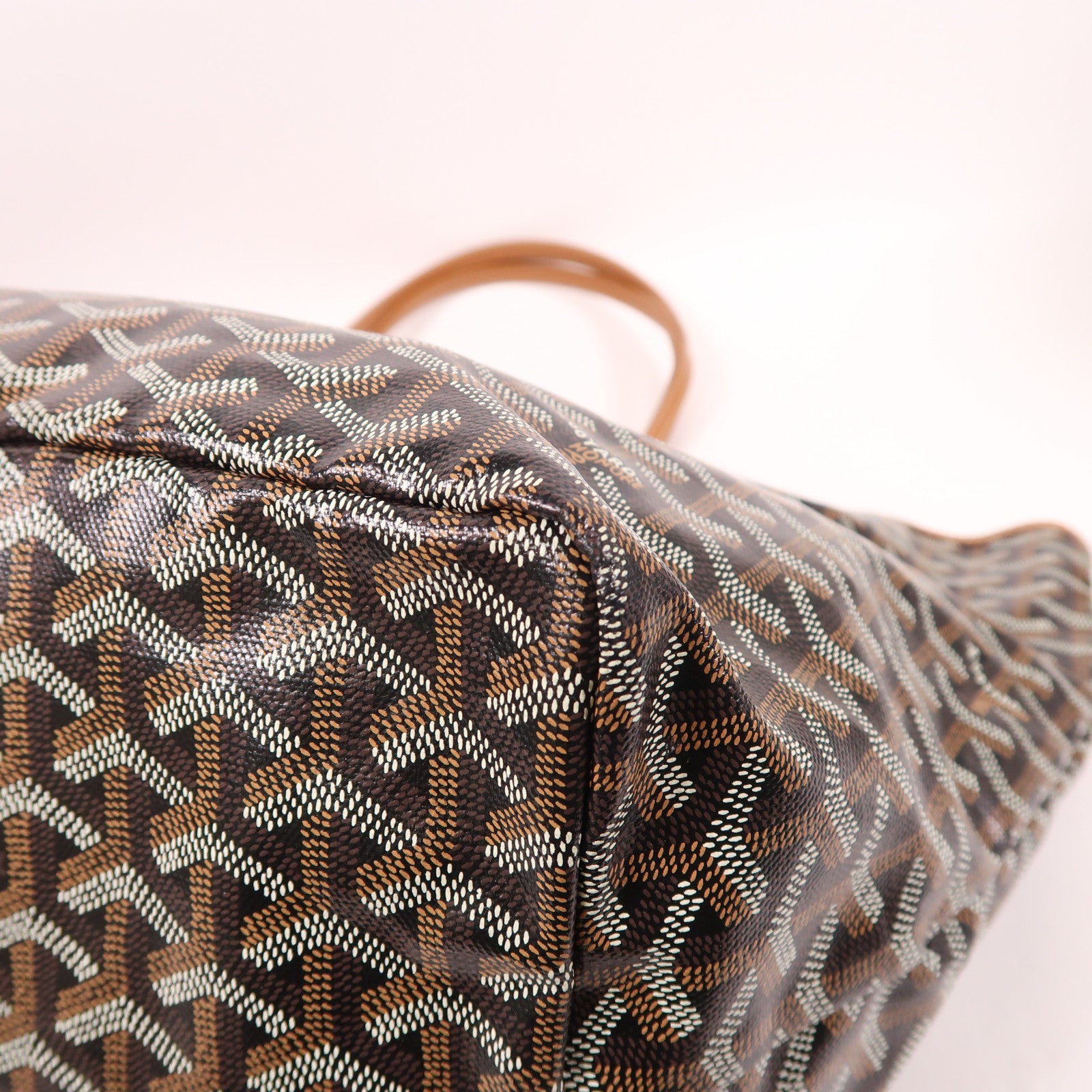 GOYARD 塗層帆布Saint Louis GM銀扣肩背袋