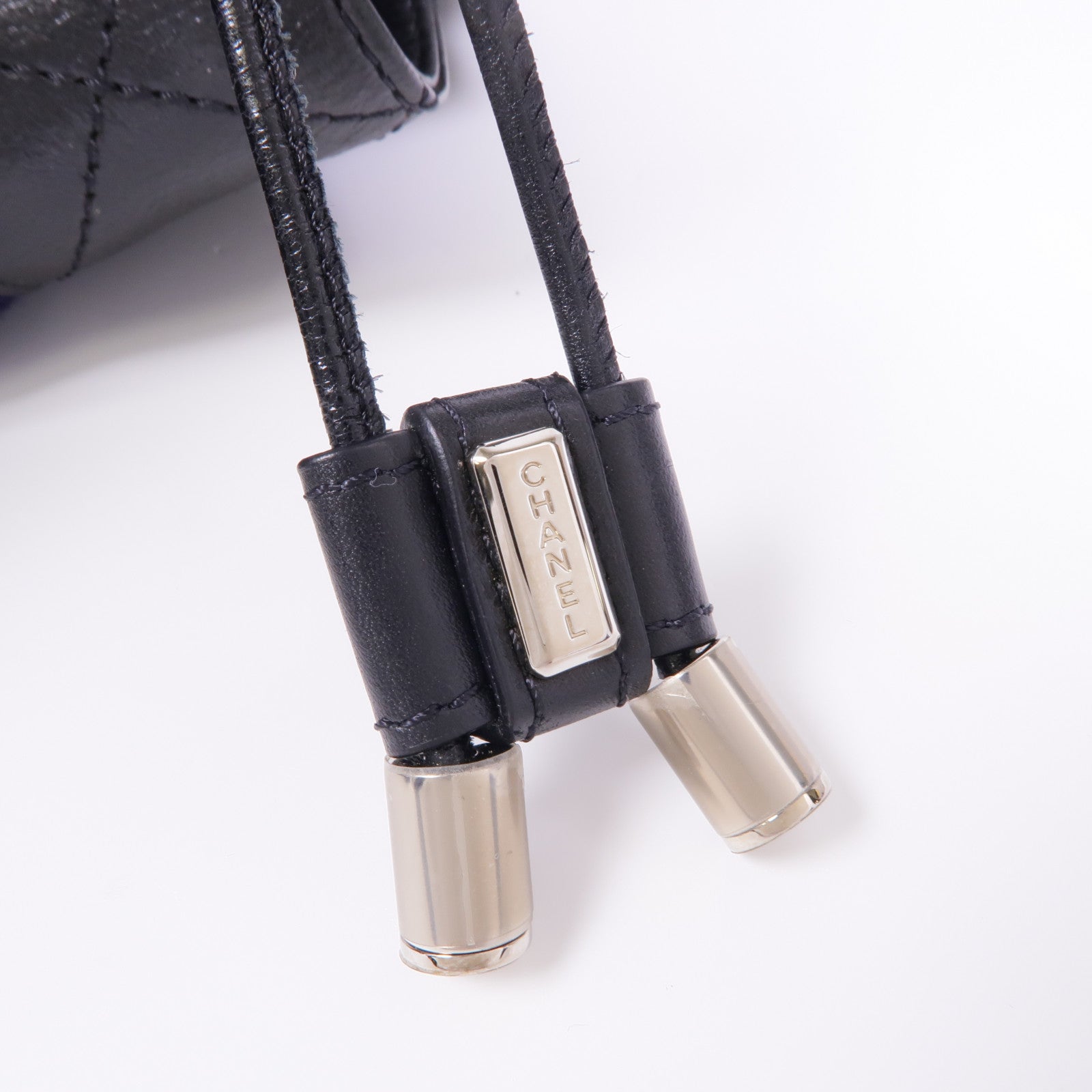 CHANEL 羊毛Backpack銀扣肩背袋