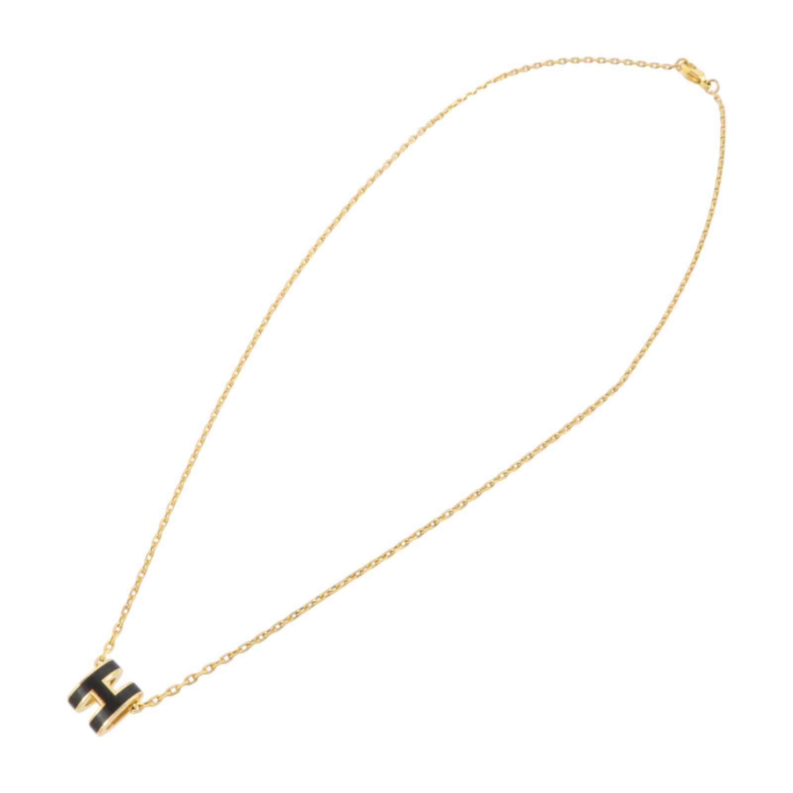 HERMES 金屬/琺瑯Pop H Necklace項鏈