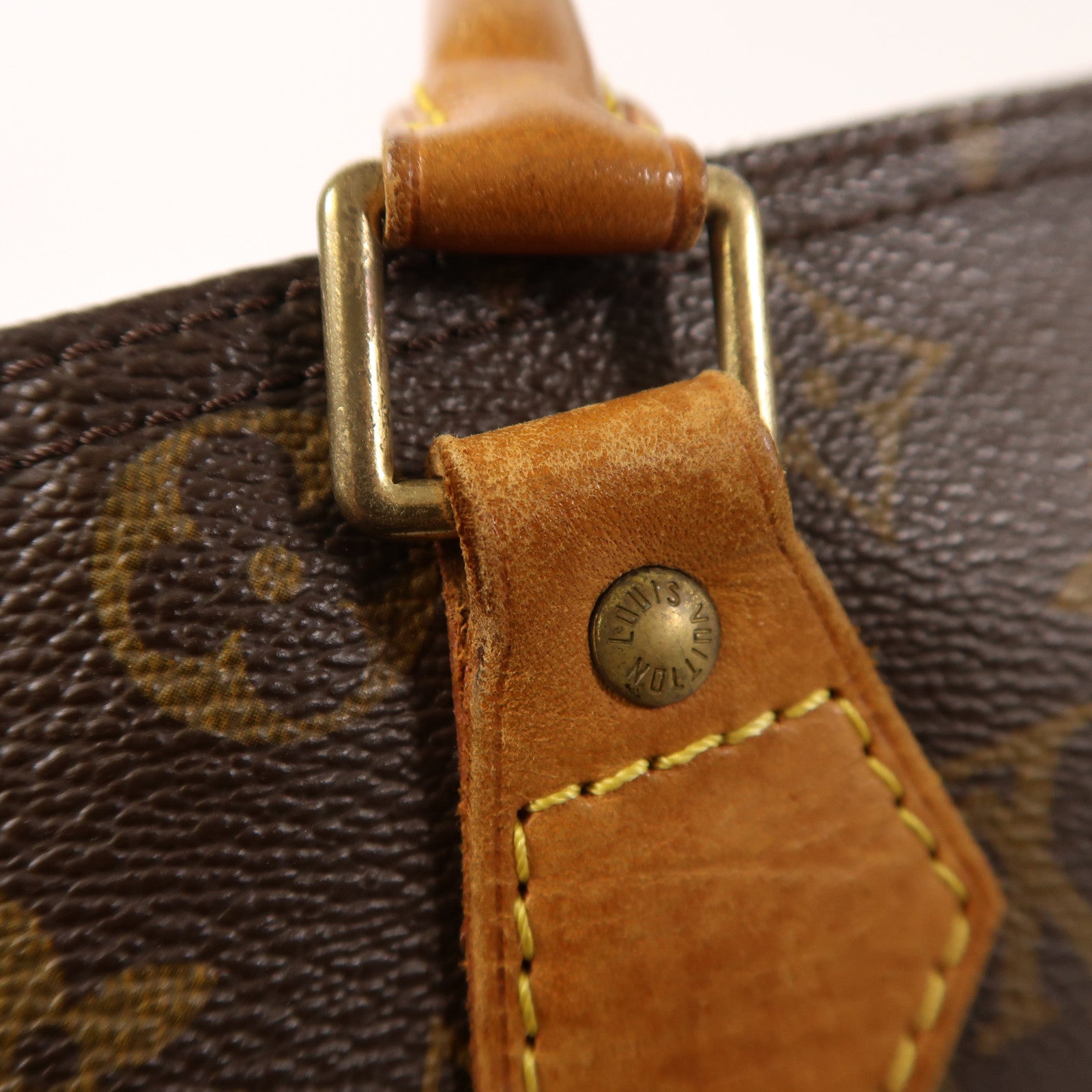 LOUIS VUITTON Monogram Speedy 30金扣手挽袋