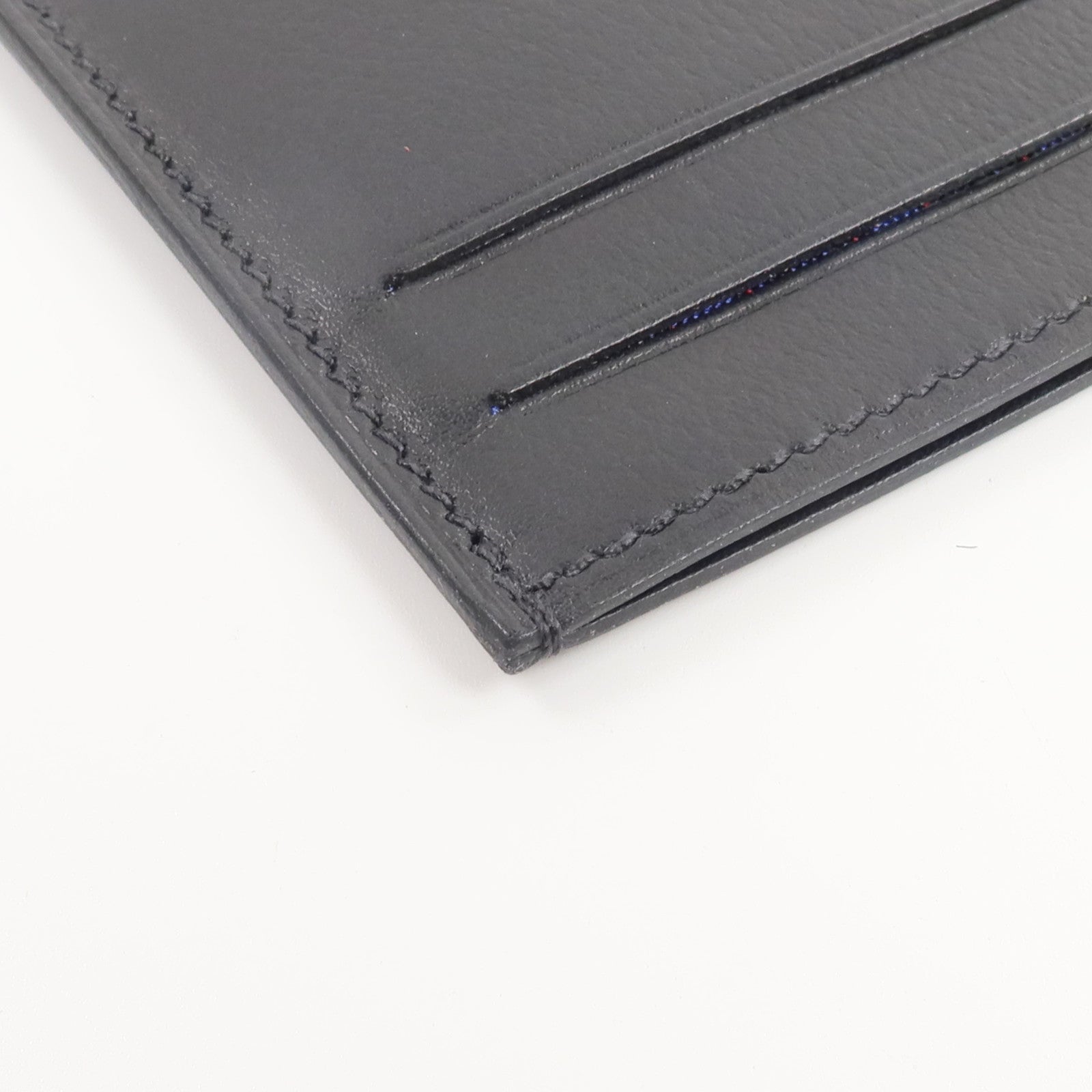HERMES Evergrain皮革Citizen Twill Card Holder卡片套Noir