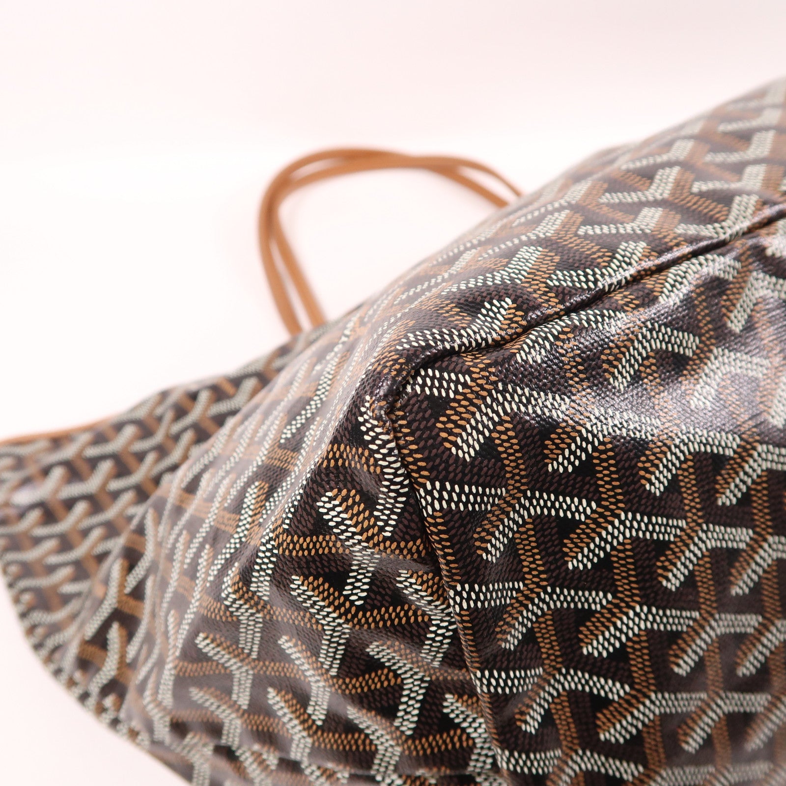 GOYARD 塗層帆布Saint Louis GM銀扣肩背袋