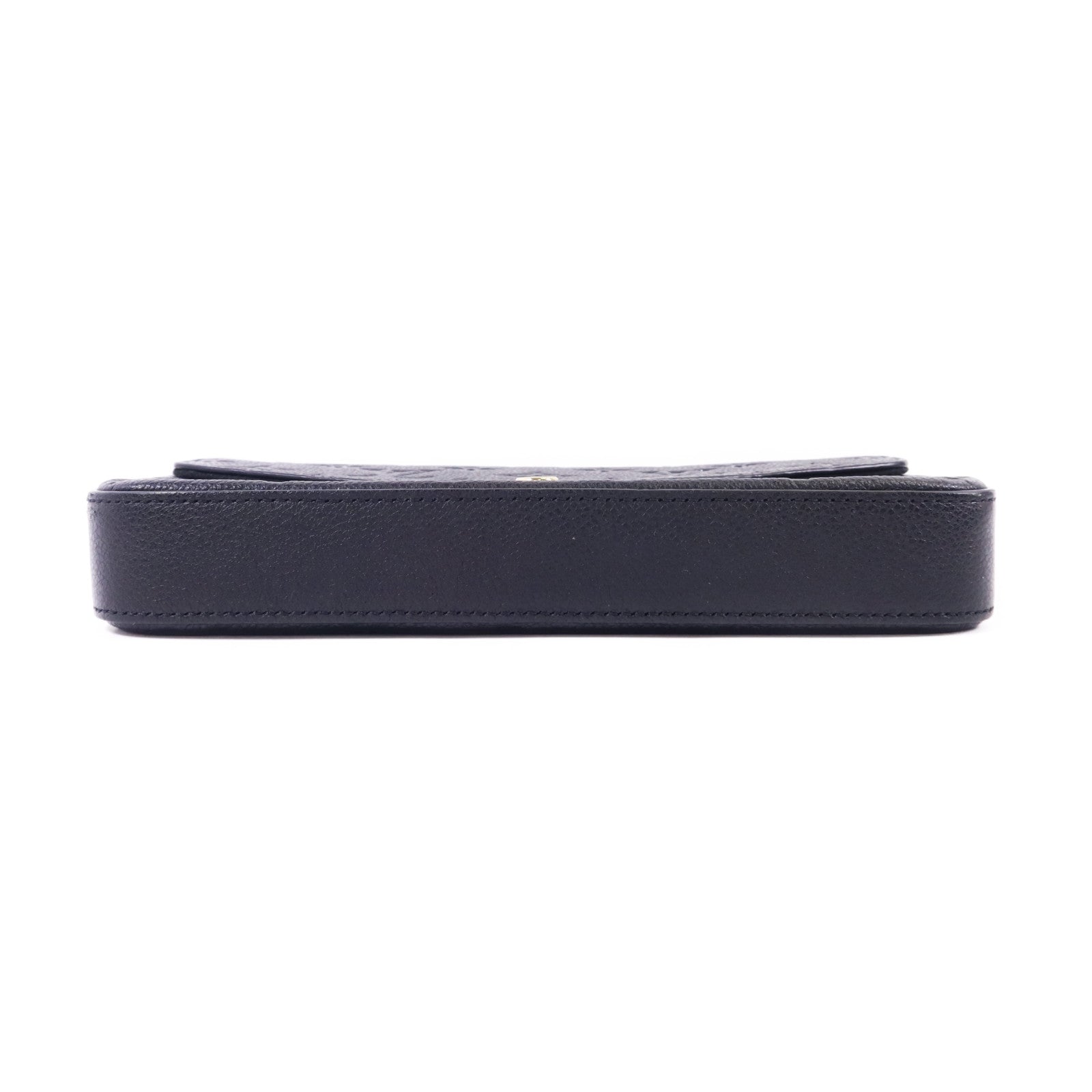 LOUIS VUITTON Monogram Empreinte Felicie Pochette金扣鏈帶肩背袋