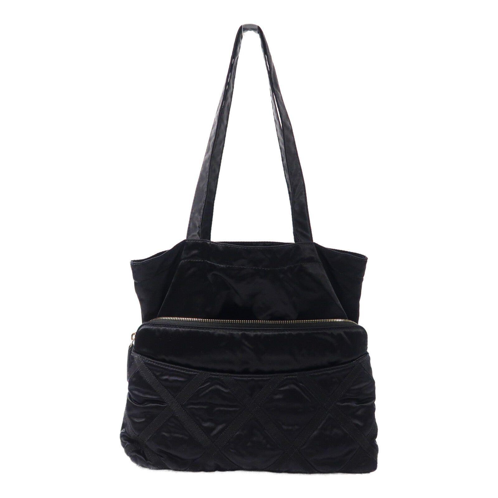 CHANEL Satin Grosgrain Tote Bag手挽袋
